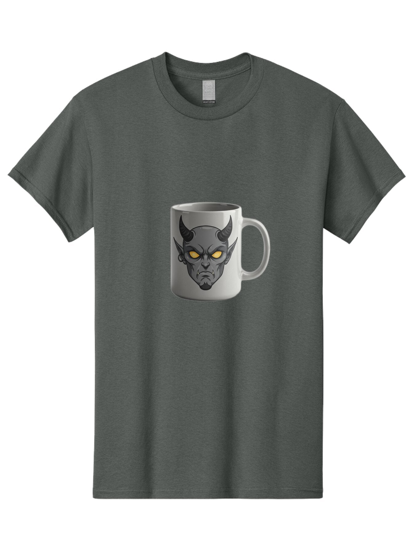 Devil-Mug-1 Men'S Graphic Tee, 100% Cotton, Comfortable Casual Summer Wear, Machine Washable, Vintage Camera, Old Camera, Antique Camera, Black Camera, Classic Photography, Photography Equipment, Nostalgic Device, Film Camera, Camera Art Baq683 6