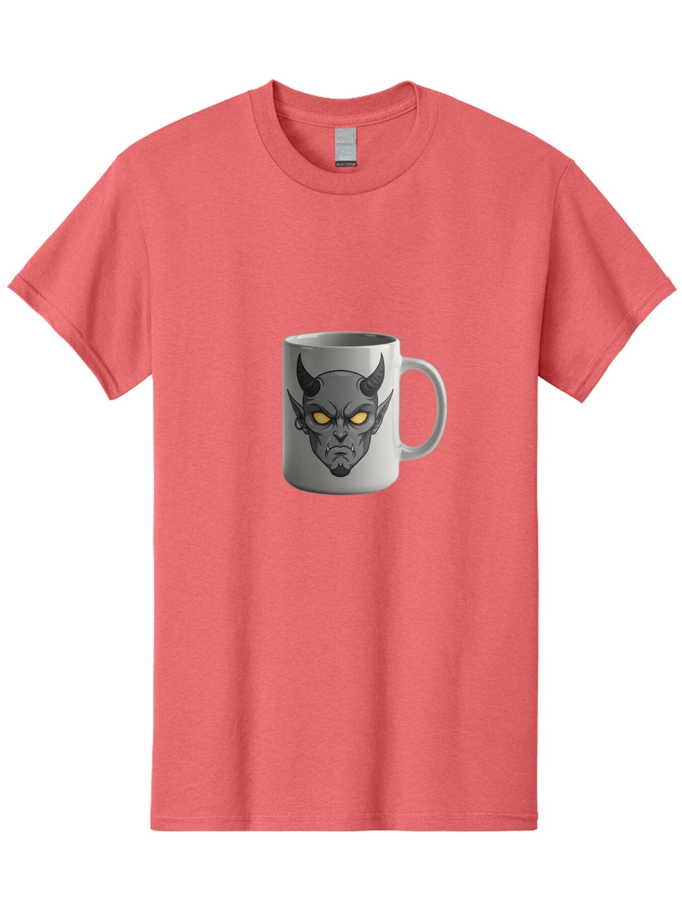 Devil-Mug-1 Men'S Graphic Tee, 100% Cotton, Comfortable Casual Summer Wear, Machine Washable, Vintage Camera, Old Camera, Antique Camera, Black Camera, Classic Photography, Photography Equipment, Nostalgic Device, Film Camera, Camera Art Baq683 10