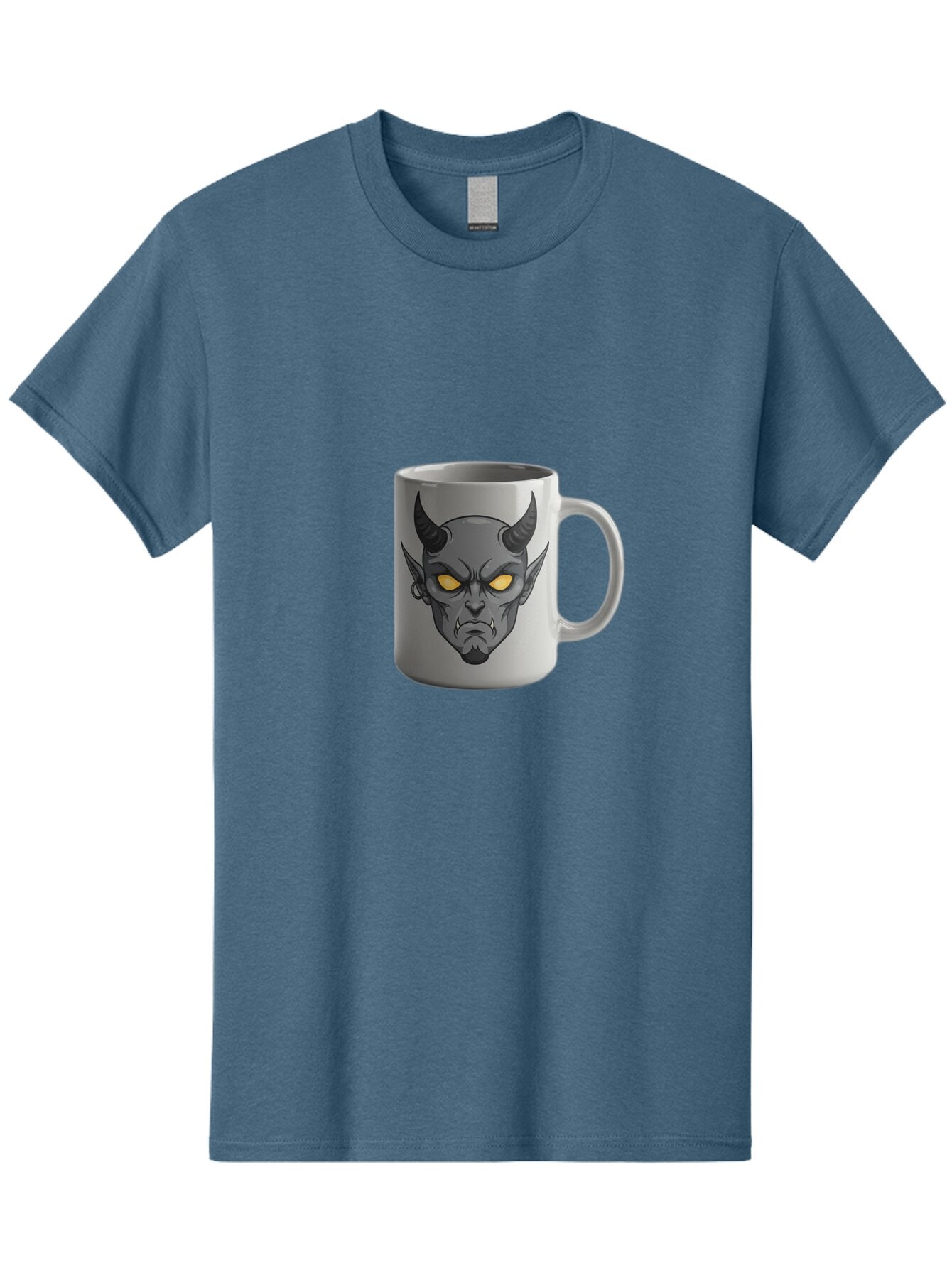 Devil-Mug-1 Men'S Graphic Tee, 100% Cotton, Comfortable Casual Summer Wear, Machine Washable, Vintage Camera, Old Camera, Antique Camera, Black Camera, Classic Photography, Photography Equipment, Nostalgic Device, Film Camera, Camera Art Baq683 14