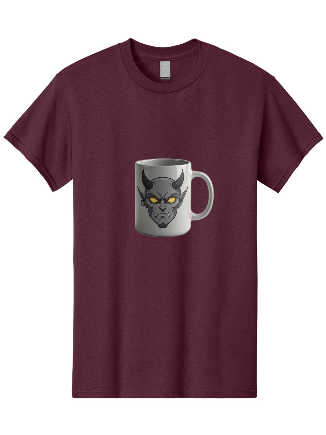 Devil-Mug-1 Men'S Graphic Tee, 100% Cotton, Comfortable Casual Summer Wear, Machine Washable, Vintage Camera, Old Camera, Antique Camera, Black Camera, Classic Photography, Photography Equipment, Nostalgic Device, Film Camera, Camera Art Baq683 12