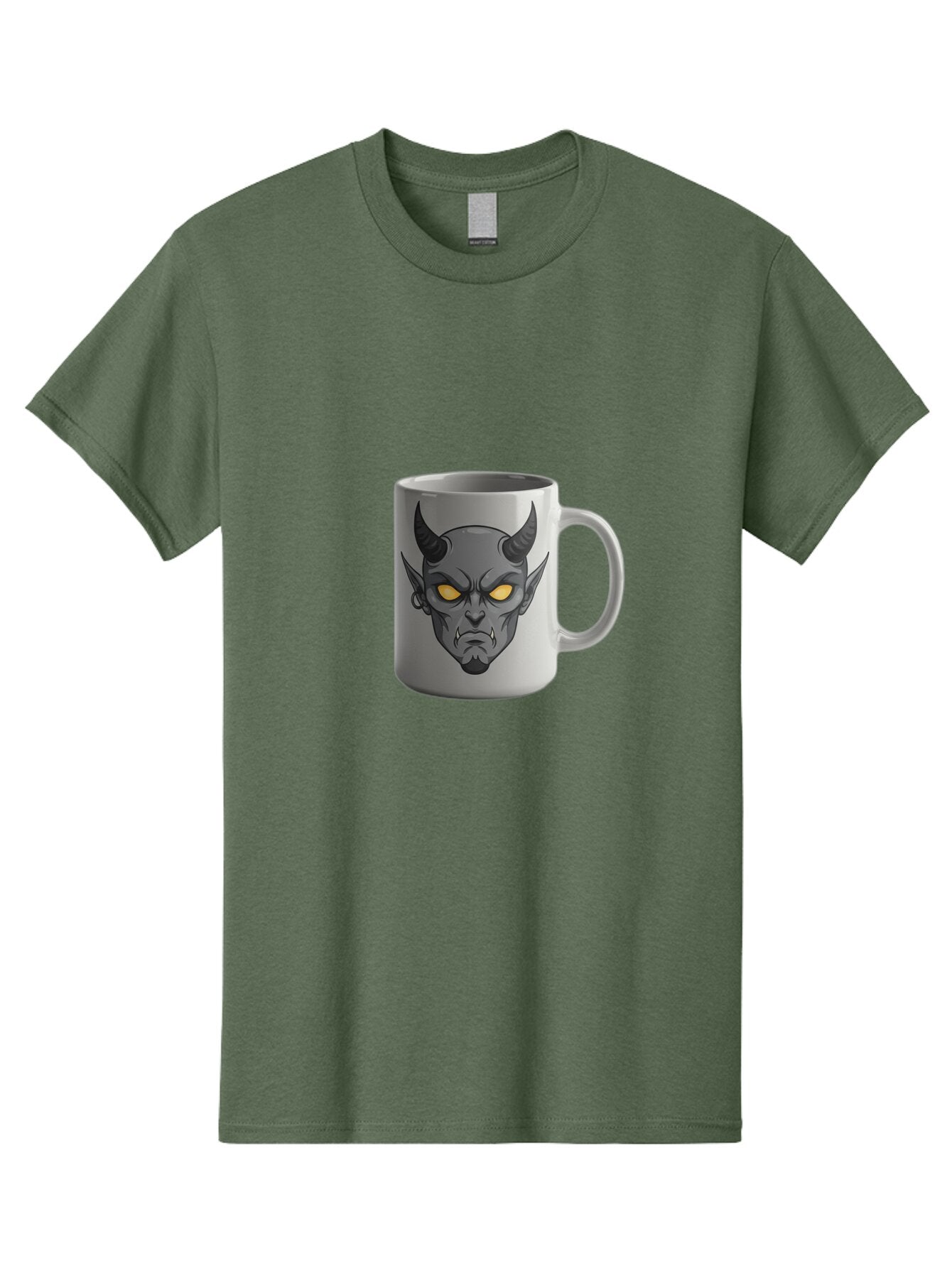 Devil-Mug-1 Men'S Graphic Tee, 100% Cotton, Comfortable Casual Summer Wear, Machine Washable, Vintage Camera, Old Camera, Antique Camera, Black Camera, Classic Photography, Photography Equipment, Nostalgic Device, Film Camera, Camera Art Baq683 5