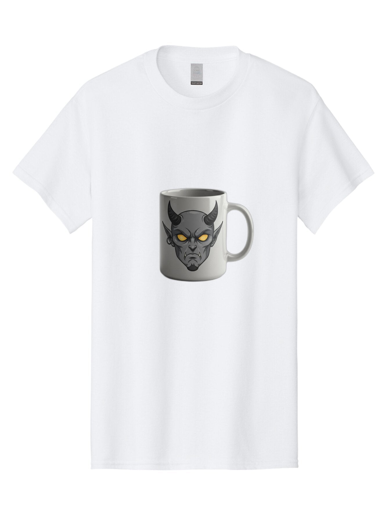 Devil-Mug-1 Men'S Graphic Tee, 100% Cotton, Comfortable Casual Summer Wear, Machine Washable, Vintage Camera, Old Camera, Antique Camera, Black Camera, Classic Photography, Photography Equipment, Nostalgic Device, Film Camera, Camera Art Baq683 9