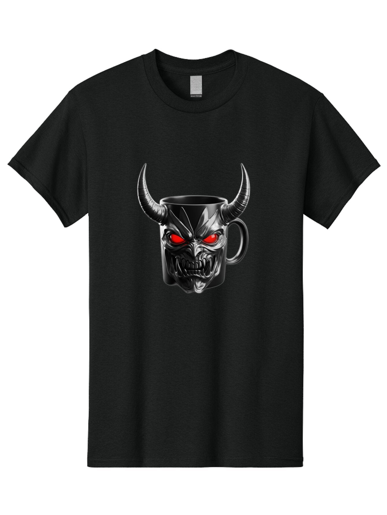 Devil-Mug-2 Men'S Graphic Tee, 100% Cotton, Comfortable Casual Summer Wear, Machine Washable, Vintage Camera, Old Camera, Antique Camera, Black Camera, Classic Photography, Photography Equipment, Nostalgic Device, Film Camera, Camera Art Baq684 5
