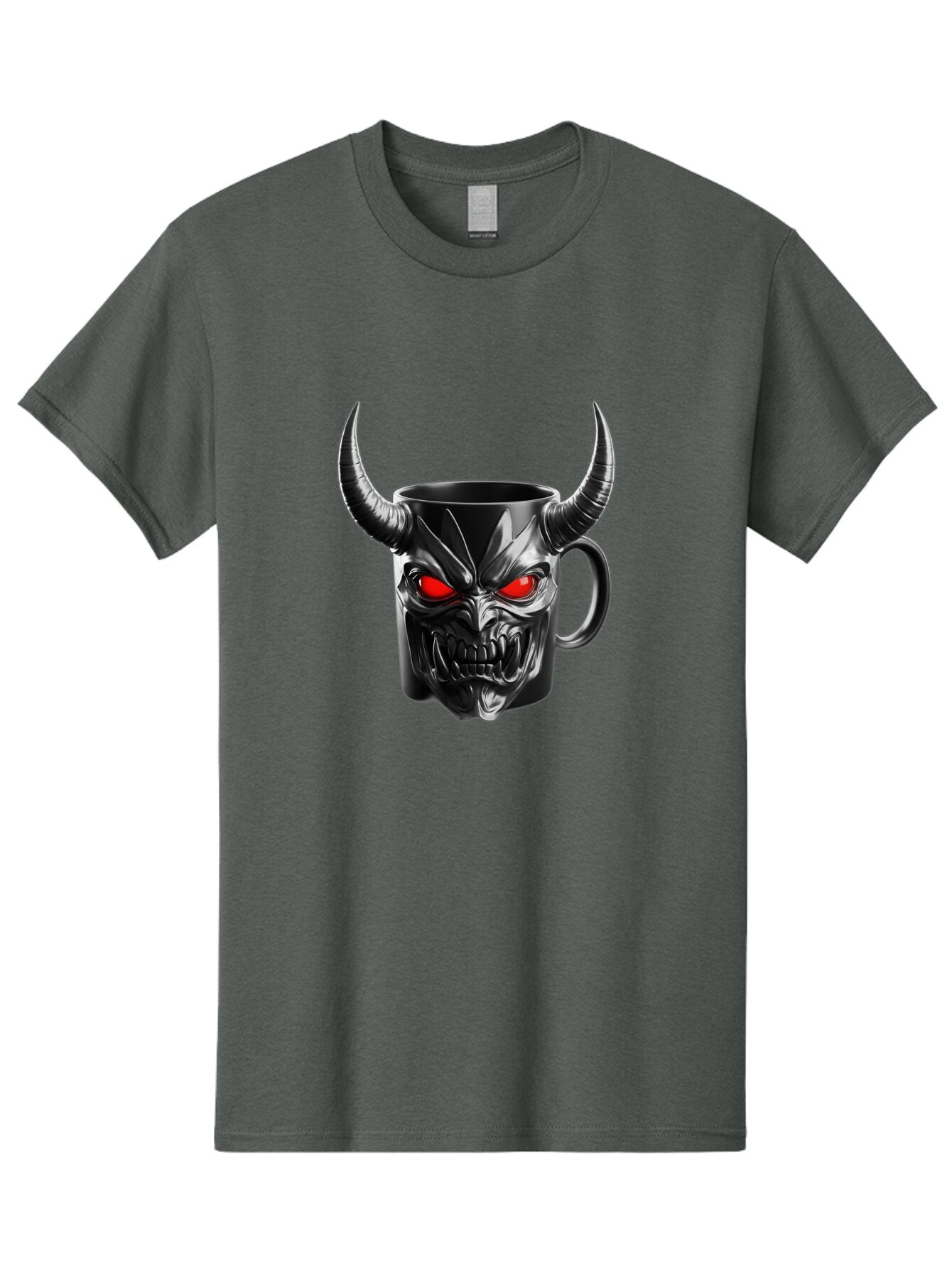 Devil-Mug-2 Men'S Graphic Tee, 100% Cotton, Comfortable Casual Summer Wear, Machine Washable, Vintage Camera, Old Camera, Antique Camera, Black Camera, Classic Photography, Photography Equipment, Nostalgic Device, Film Camera, Camera Art Baq684 7