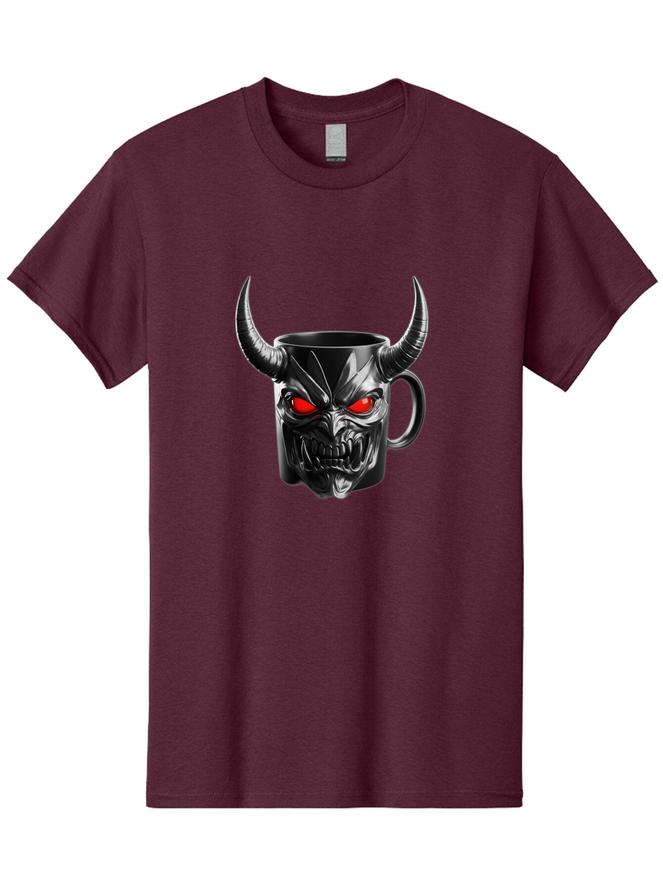 Devil-Mug-2 Men'S Graphic Tee, 100% Cotton, Comfortable Casual Summer Wear, Machine Washable, Vintage Camera, Old Camera, Antique Camera, Black Camera, Classic Photography, Photography Equipment, Nostalgic Device, Film Camera, Camera Art Baq684 6
