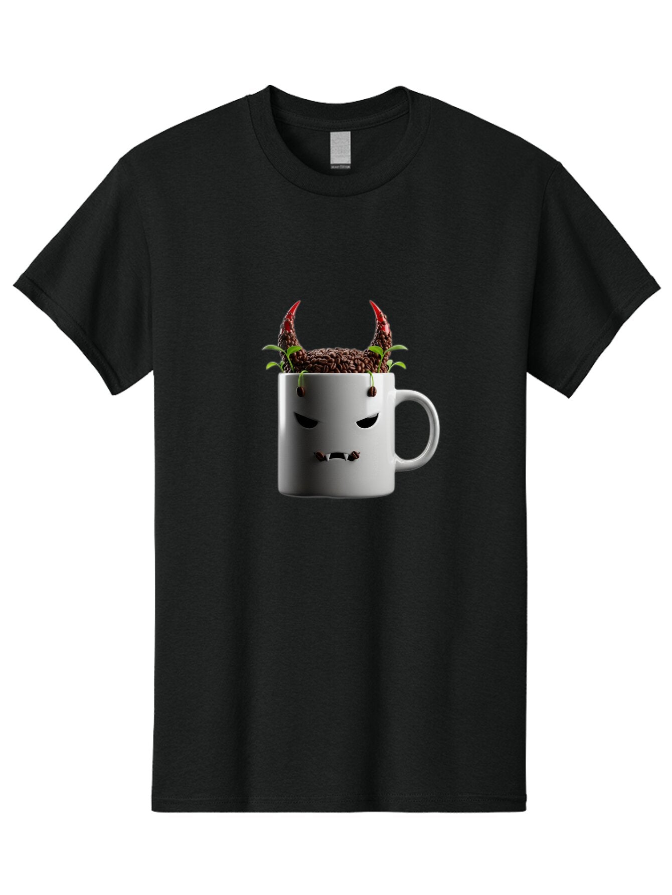 Devilish-Coffee-Mug-1 Men'S Graphic Tee, 100% Cotton, Comfortable Casual Summer Wear, Machine Washable, Vintage Camera, Old Camera, Antique Camera, Black Camera, Classic Photography, Photography Equipment, Nostalgic Device, Film Camera, Baq686 7