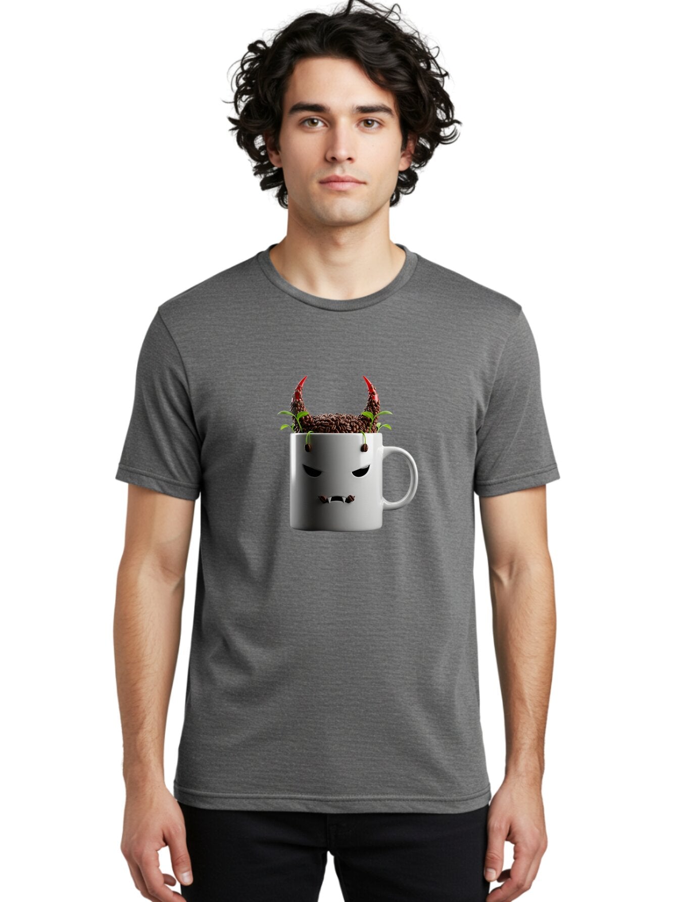 Devilish-Coffee-Mug-1 Men'S Graphic Tee, 100% Cotton, Comfortable Casual Summer Wear, Machine Washable, Vintage Camera, Old Camera, Antique Camera, Black Camera, Classic Photography, Photography Equipment, Nostalgic Device, Film Camera, Baq686 20