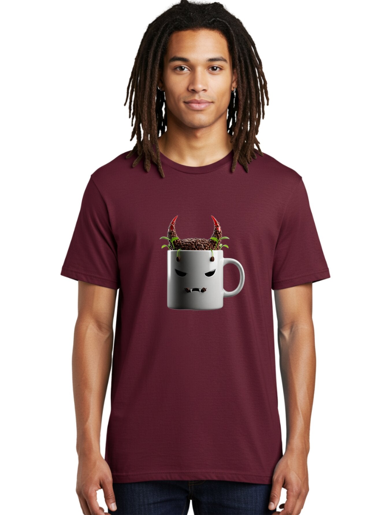 Devilish-Coffee-Mug-1 Men'S Graphic Tee, 100% Cotton, Comfortable Casual Summer Wear, Machine Washable, Vintage Camera, Old Camera, Antique Camera, Black Camera, Classic Photography, Photography Equipment, Nostalgic Device, Film Camera, Baq686 30