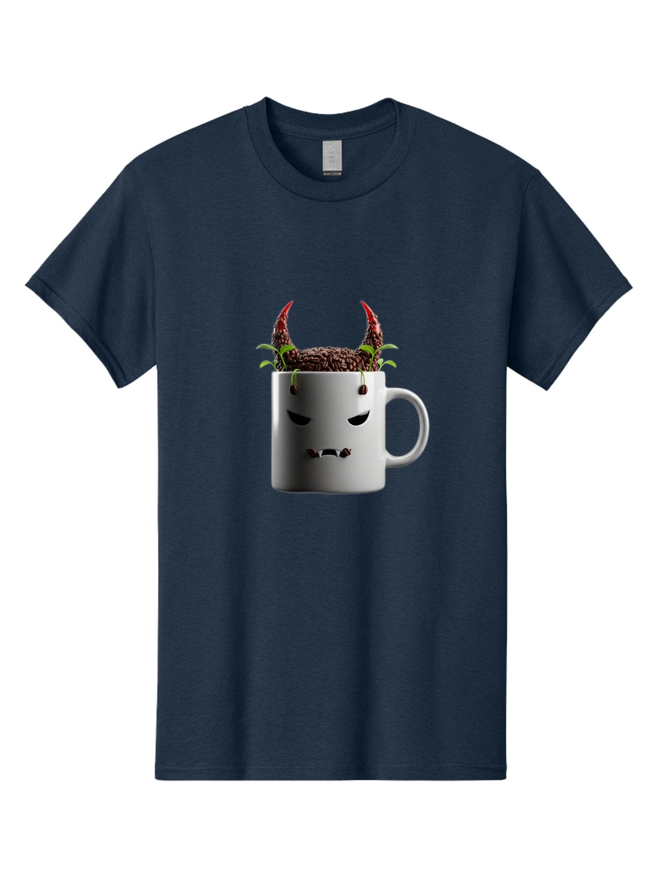 Devilish-Coffee-Mug-1 Men'S Graphic Tee, 100% Cotton, Comfortable Casual Summer Wear, Machine Washable, Vintage Camera, Old Camera, Antique Camera, Black Camera, Classic Photography, Photography Equipment, Nostalgic Device, Film Camera, Baq686 5