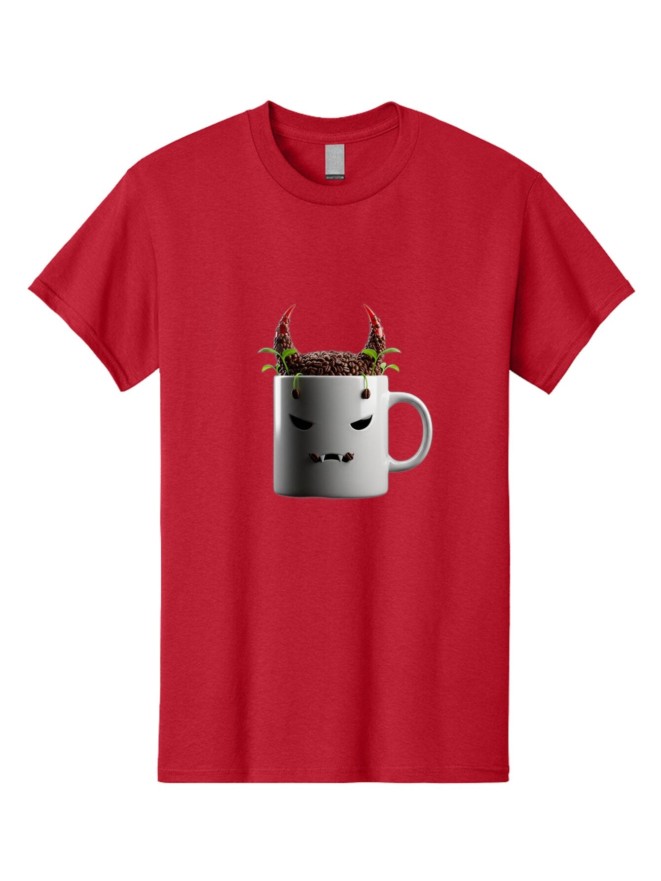 Devilish-Coffee-Mug-1 Men'S Graphic Tee, 100% Cotton, Comfortable Casual Summer Wear, Machine Washable, Vintage Camera, Old Camera, Antique Camera, Black Camera, Classic Photography, Photography Equipment, Nostalgic Device, Film Camera, Baq686 2