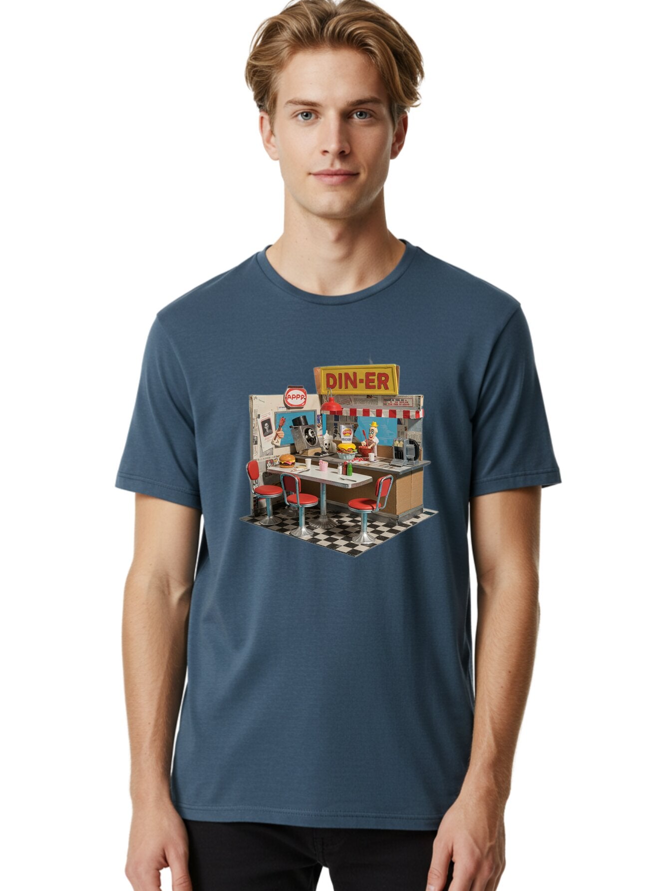 Din-Er Men'S Graphic Tee, 100% Cotton, Comfortable Casual Summer Wear, Machine Washable, Vintage Camera, Old Camera, Antique Camera, Black Camera, Classic Photography, Photography Equipment, Nostalgic Device, Film Camera, Camera Art Baq690 28