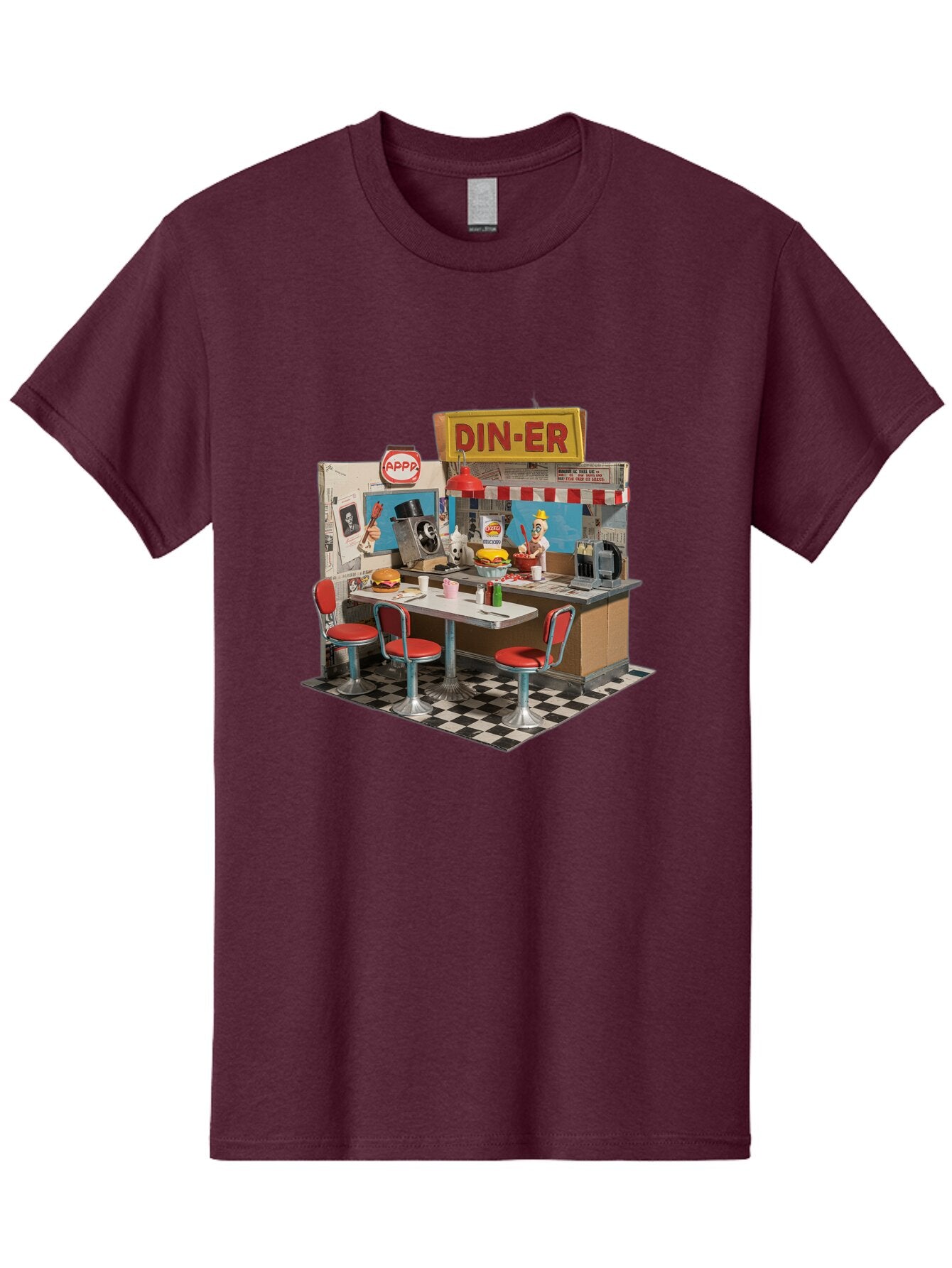 Din-Er Men'S Graphic Tee, 100% Cotton, Comfortable Casual Summer Wear, Machine Washable, Vintage Camera, Old Camera, Antique Camera, Black Camera, Classic Photography, Photography Equipment, Nostalgic Device, Film Camera, Camera Art Baq690 4