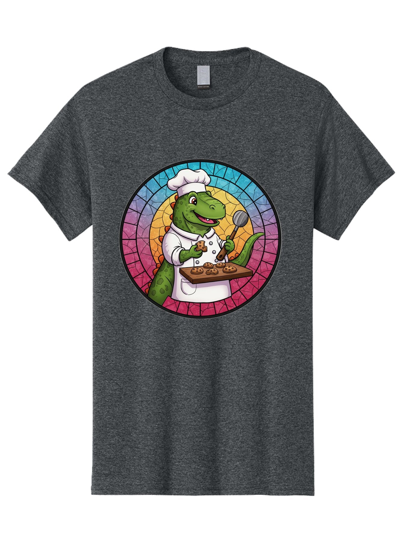Dino-Chef-1 Men'S Graphic Tee, 100% Cotton, Comfortable Casual Summer Wear, Machine Washable, Vintage Camera, Old Camera, Antique Camera, Black Camera, Classic Photography, Photography Equipment, Nostalgic Device, Film Camera, Camera Art Baq691 1