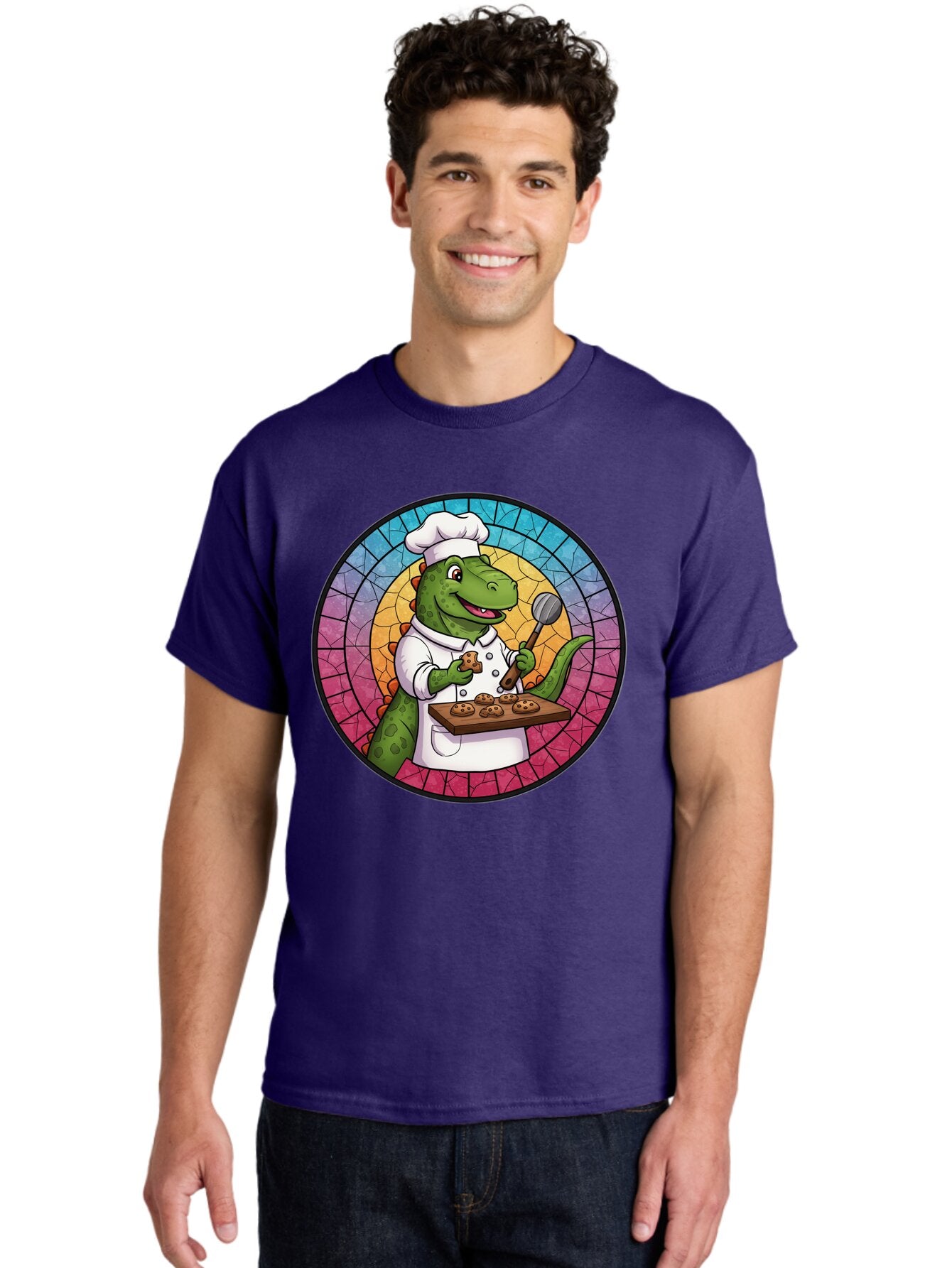 Dino-Chef-1 Men'S Graphic Tee, 100% Cotton, Comfortable Casual Summer Wear, Machine Washable, Vintage Camera, Old Camera, Antique Camera, Black Camera, Classic Photography, Photography Equipment, Nostalgic Device, Film Camera, Camera Art Baq691 20