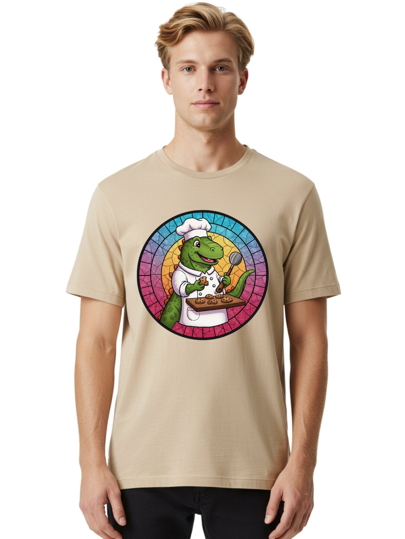 Dino-Chef-1 Men'S Graphic Tee, 100% Cotton, Comfortable Casual Summer Wear, Machine Washable, Vintage Camera, Old Camera, Antique Camera, Black Camera, Classic Photography, Photography Equipment, Nostalgic Device, Film Camera, Camera Art Baq691 25