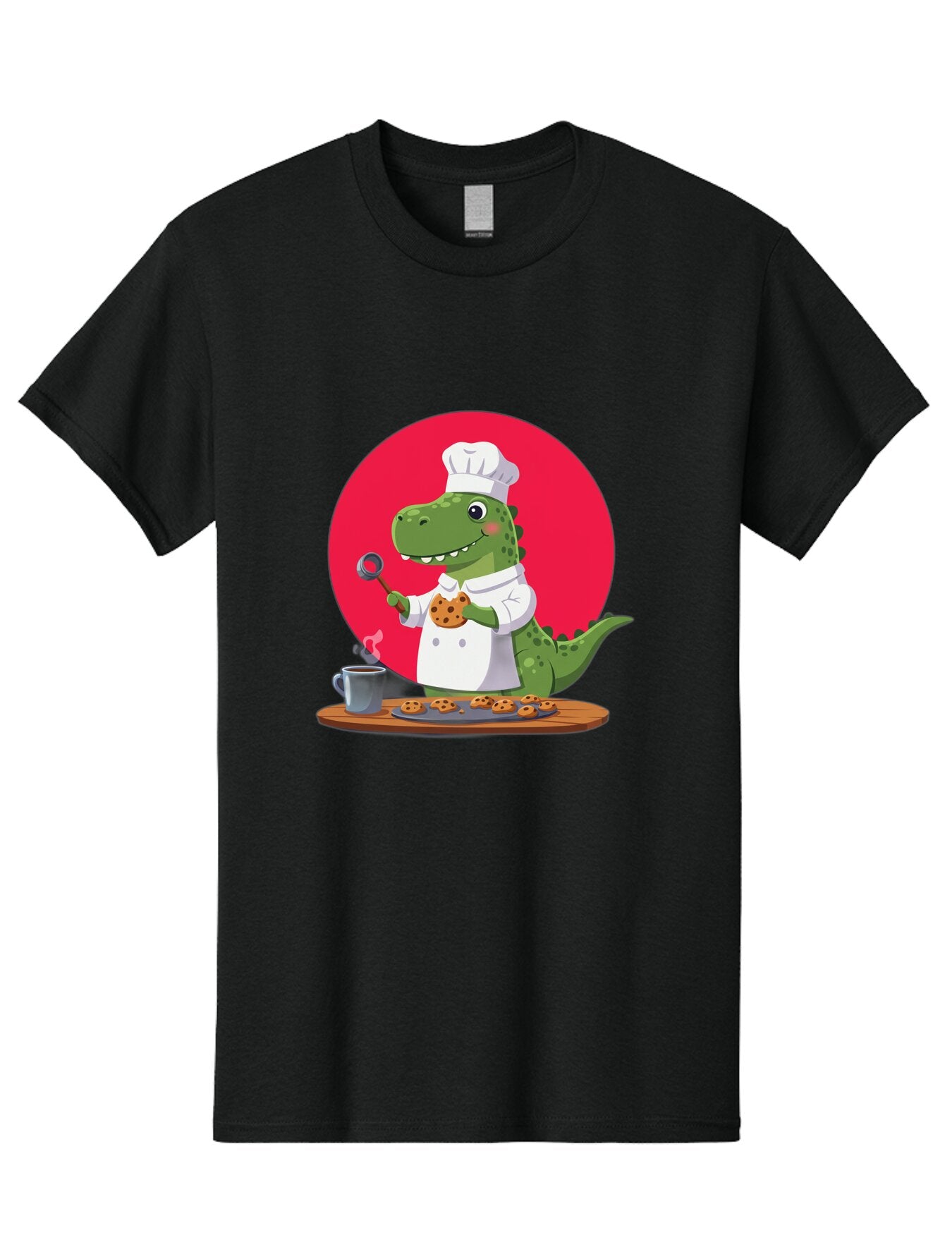 Dino-Chef Men'S Graphic Tee, 100% Cotton, Comfortable Casual Summer Wear, Machine Washable, Vintage Camera, Old Camera, Antique Camera, Black Camera, Classic Photography, Photography Equipment, Nostalgic Device, Film Camera, Camera Art Baq692 6