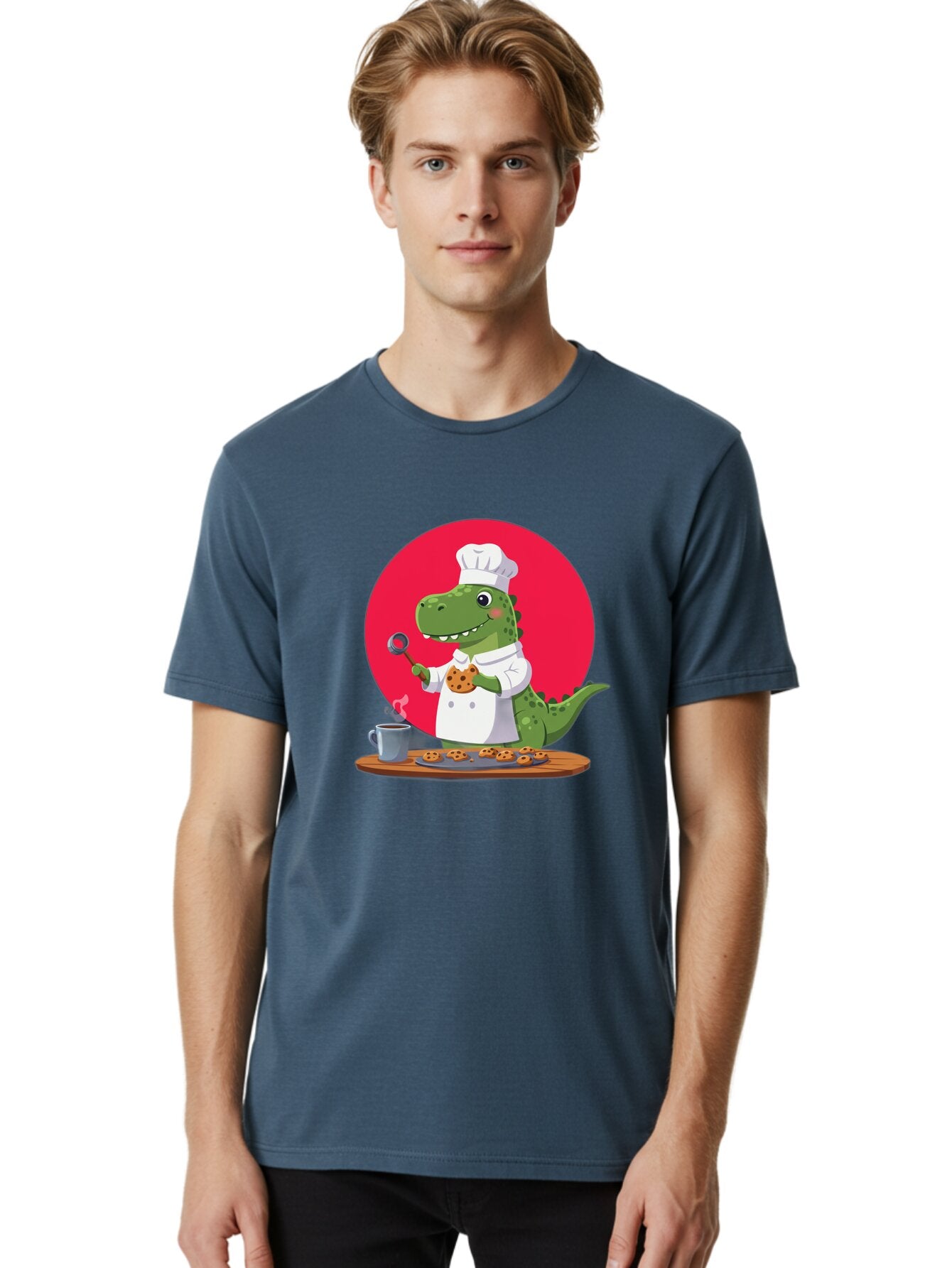 Dino-Chef Men'S Graphic Tee, 100% Cotton, Comfortable Casual Summer Wear, Machine Washable, Vintage Camera, Old Camera, Antique Camera, Black Camera, Classic Photography, Photography Equipment, Nostalgic Device, Film Camera, Camera Art Baq692 23