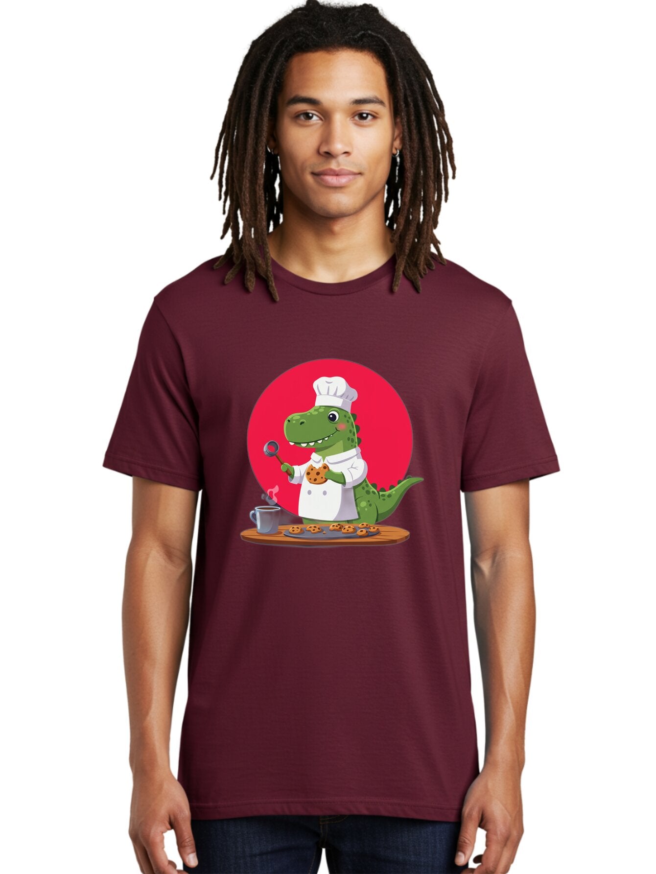 Dino-Chef Men'S Graphic Tee, 100% Cotton, Comfortable Casual Summer Wear, Machine Washable, Vintage Camera, Old Camera, Antique Camera, Black Camera, Classic Photography, Photography Equipment, Nostalgic Device, Film Camera, Camera Art Baq692 21