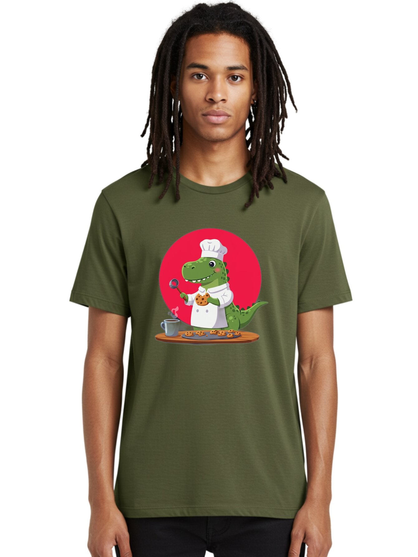Dino-Chef Men'S Graphic Tee, 100% Cotton, Comfortable Casual Summer Wear, Machine Washable, Vintage Camera, Old Camera, Antique Camera, Black Camera, Classic Photography, Photography Equipment, Nostalgic Device, Film Camera, Camera Art Baq692 27