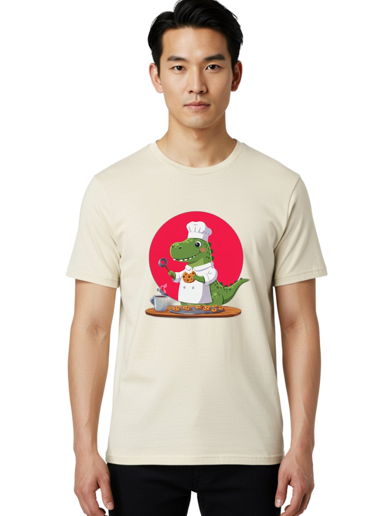 Dino-Chef Men'S Graphic Tee, 100% Cotton, Comfortable Casual Summer Wear, Machine Washable, Vintage Camera, Old Camera, Antique Camera, Black Camera, Classic Photography, Photography Equipment, Nostalgic Device, Film Camera, Camera Art Baq692 16