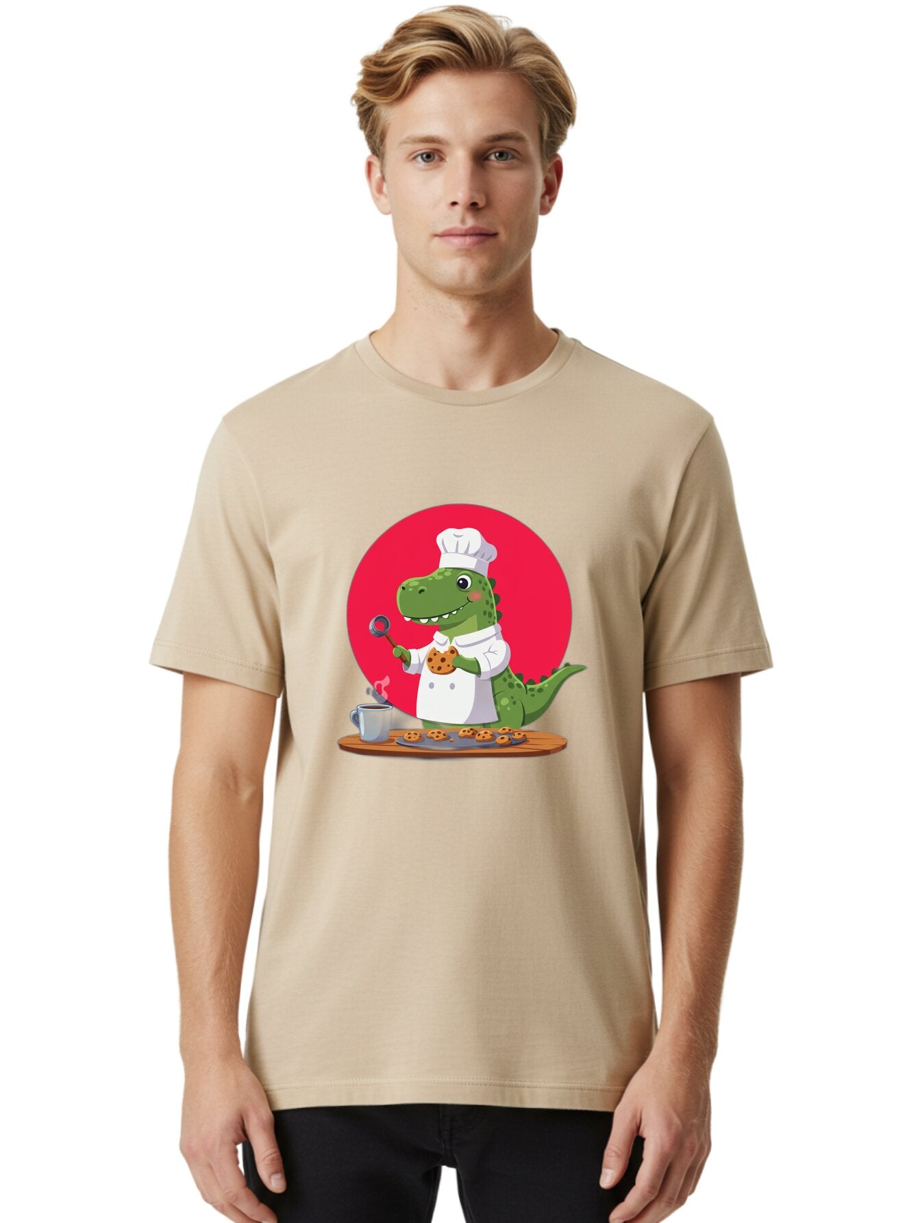 Dino-Chef Men'S Graphic Tee, 100% Cotton, Comfortable Casual Summer Wear, Machine Washable, Vintage Camera, Old Camera, Antique Camera, Black Camera, Classic Photography, Photography Equipment, Nostalgic Device, Film Camera, Camera Art Baq692 26