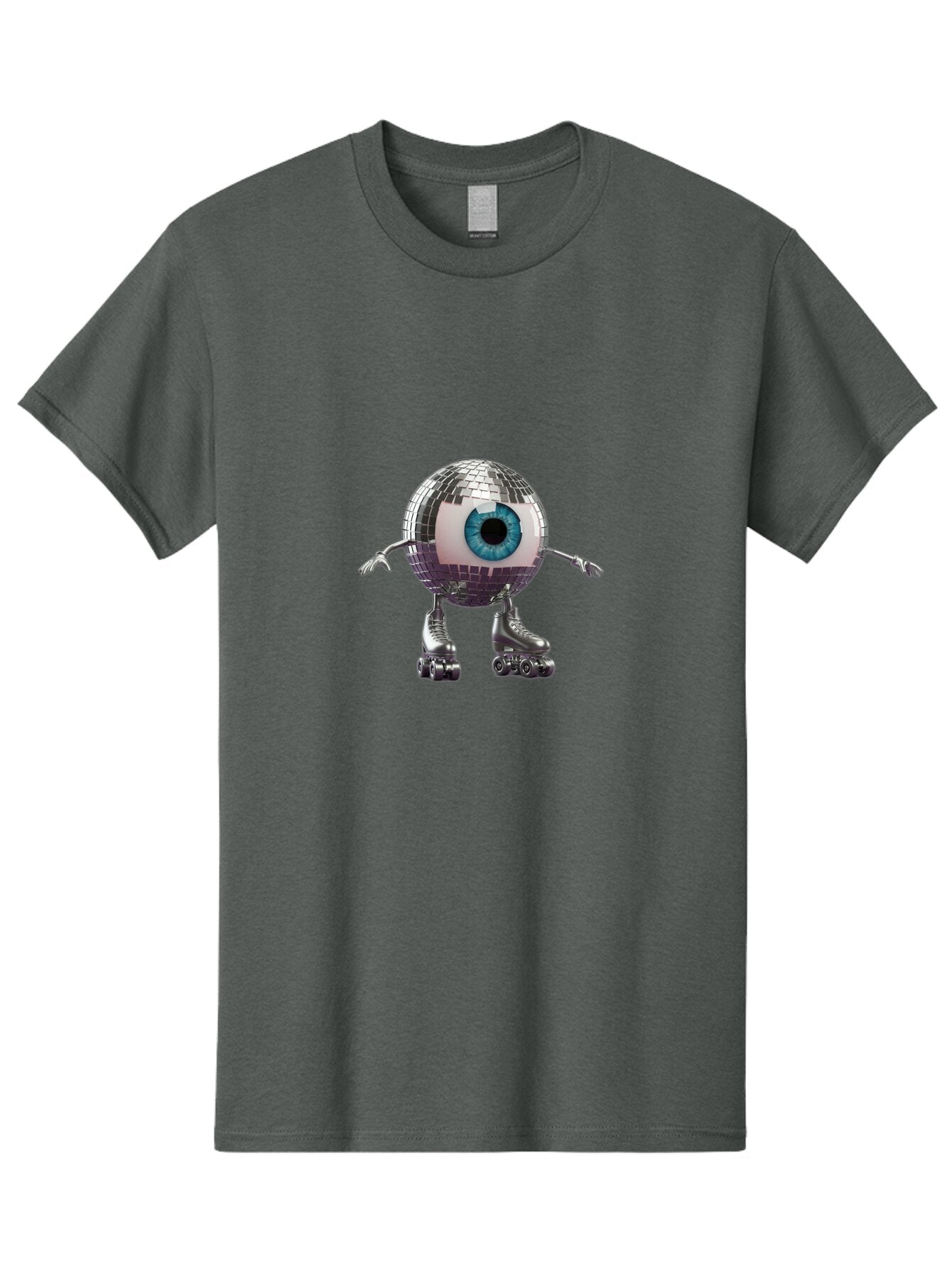 Disco-Ball-Eye Men'S Graphic Tee, 100% Cotton, Comfortable Casual Summer Wear, Machine Washable, Vintage Camera, Old Camera, Antique Camera, Black Camera, Classic Photography, Photography Equipment, Nostalgic Device, Film Camera, Camera Art Baq695 13