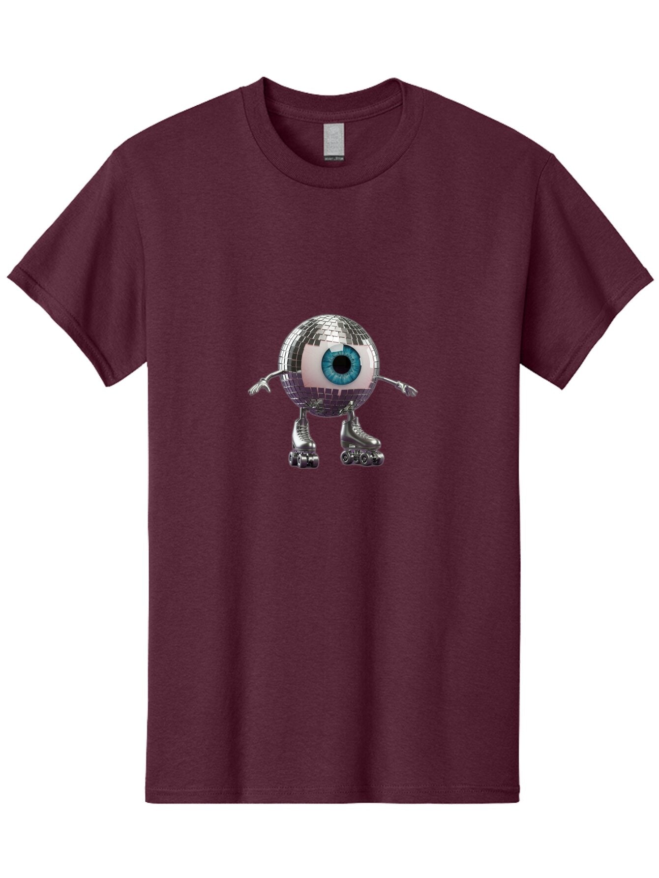 Disco-Ball-Eye Men'S Graphic Tee, 100% Cotton, Comfortable Casual Summer Wear, Machine Washable, Vintage Camera, Old Camera, Antique Camera, Black Camera, Classic Photography, Photography Equipment, Nostalgic Device, Film Camera, Camera Art Baq695 4