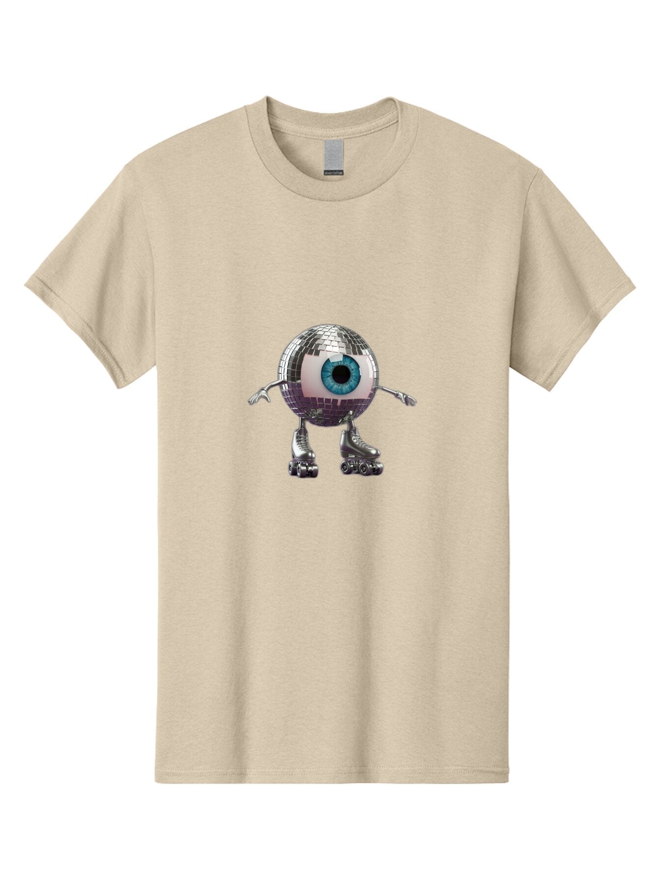 Disco-Ball-Eye Men'S Graphic Tee, 100% Cotton, Comfortable Casual Summer Wear, Machine Washable, Vintage Camera, Old Camera, Antique Camera, Black Camera, Classic Photography, Photography Equipment, Nostalgic Device, Film Camera, Camera Art Baq695 1