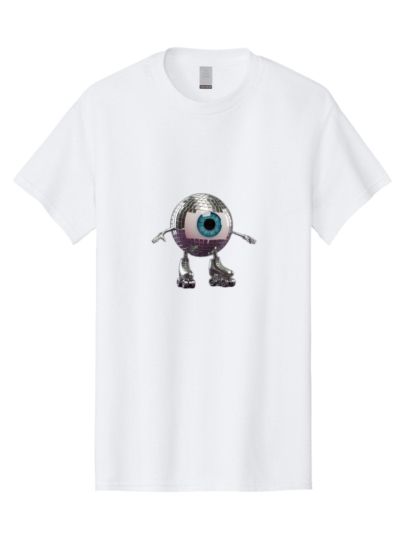Disco-Ball-Eye Men'S Graphic Tee, 100% Cotton, Comfortable Casual Summer Wear, Machine Washable, Vintage Camera, Old Camera, Antique Camera, Black Camera, Classic Photography, Photography Equipment, Nostalgic Device, Film Camera, Camera Art Baq695 5