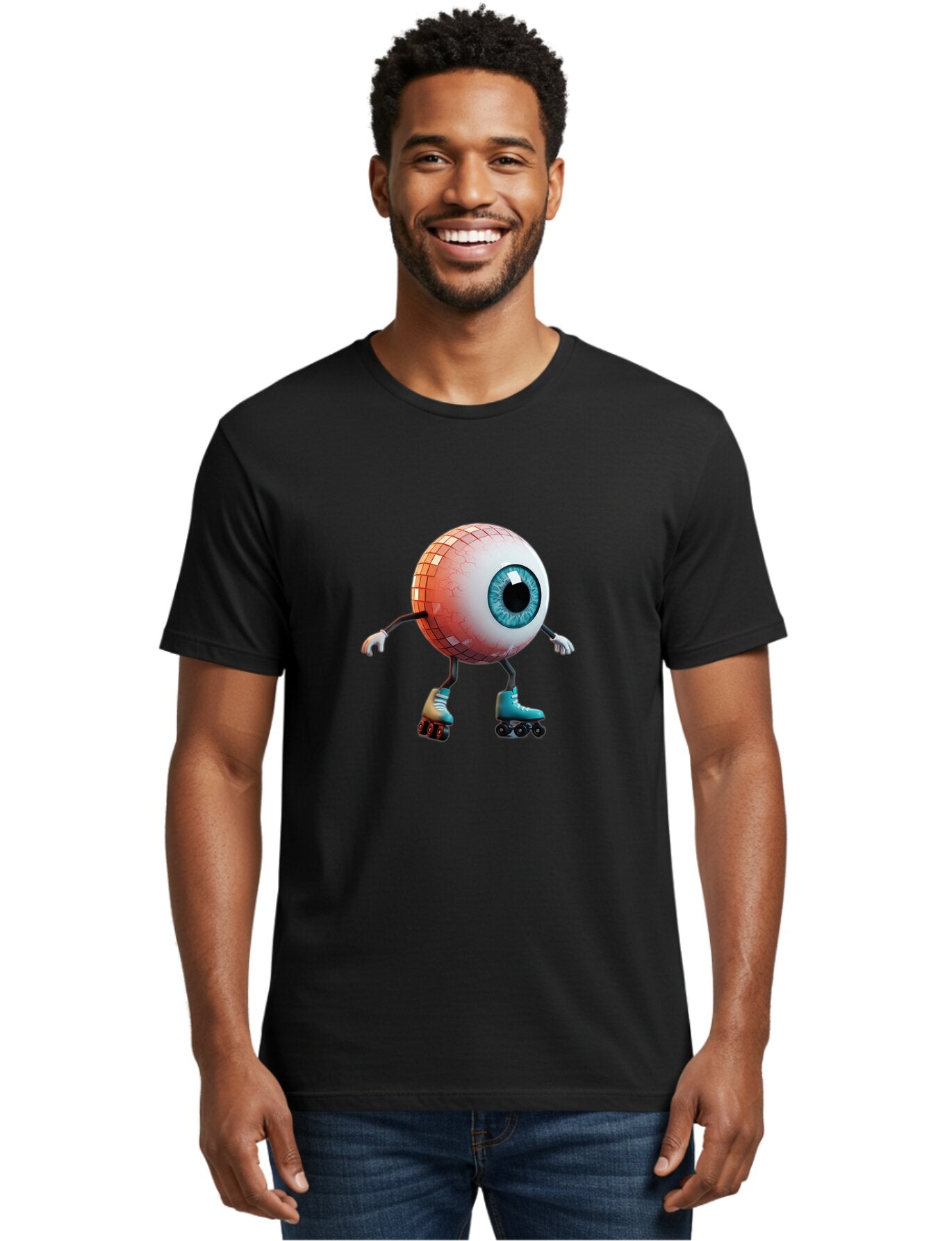 Disco-Eyeball Men'S Graphic Tee, 100% Cotton, Comfortable Casual Summer Wear, Machine Washable, Vintage Camera, Old Camera, Antique Camera, Black Camera, Classic Photography, Photography Equipment, Nostalgic Device, Film Camera, Camera Art Baq696 27