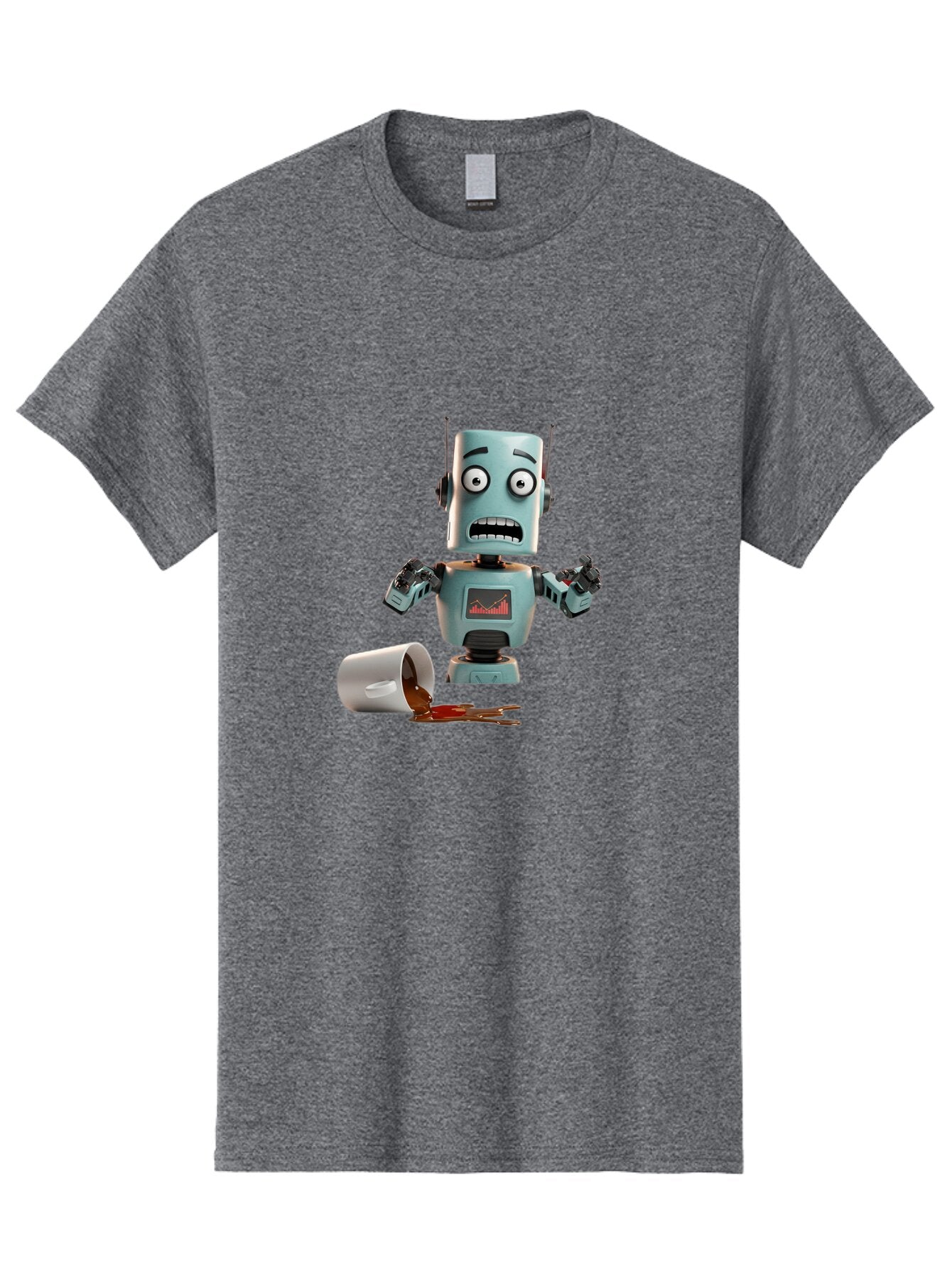 Distressed-Robot Men'S Graphic Tee, 100% Cotton, Comfortable Casual Summer Wear, Machine Washable, Vintage Camera, Old Camera, Antique Camera, Black Camera, Classic Photography, Photography Equipment, Nostalgic Device, Film Camera, Camera Art Baq698 7