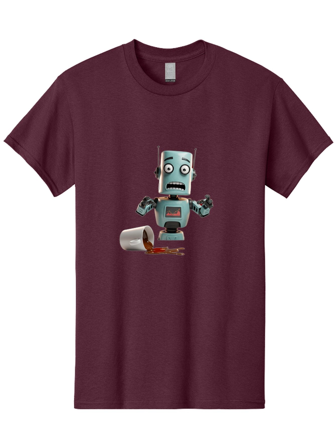 Distressed-Robot Men'S Graphic Tee, 100% Cotton, Comfortable Casual Summer Wear, Machine Washable, Vintage Camera, Old Camera, Antique Camera, Black Camera, Classic Photography, Photography Equipment, Nostalgic Device, Film Camera, Camera Art Baq698 5