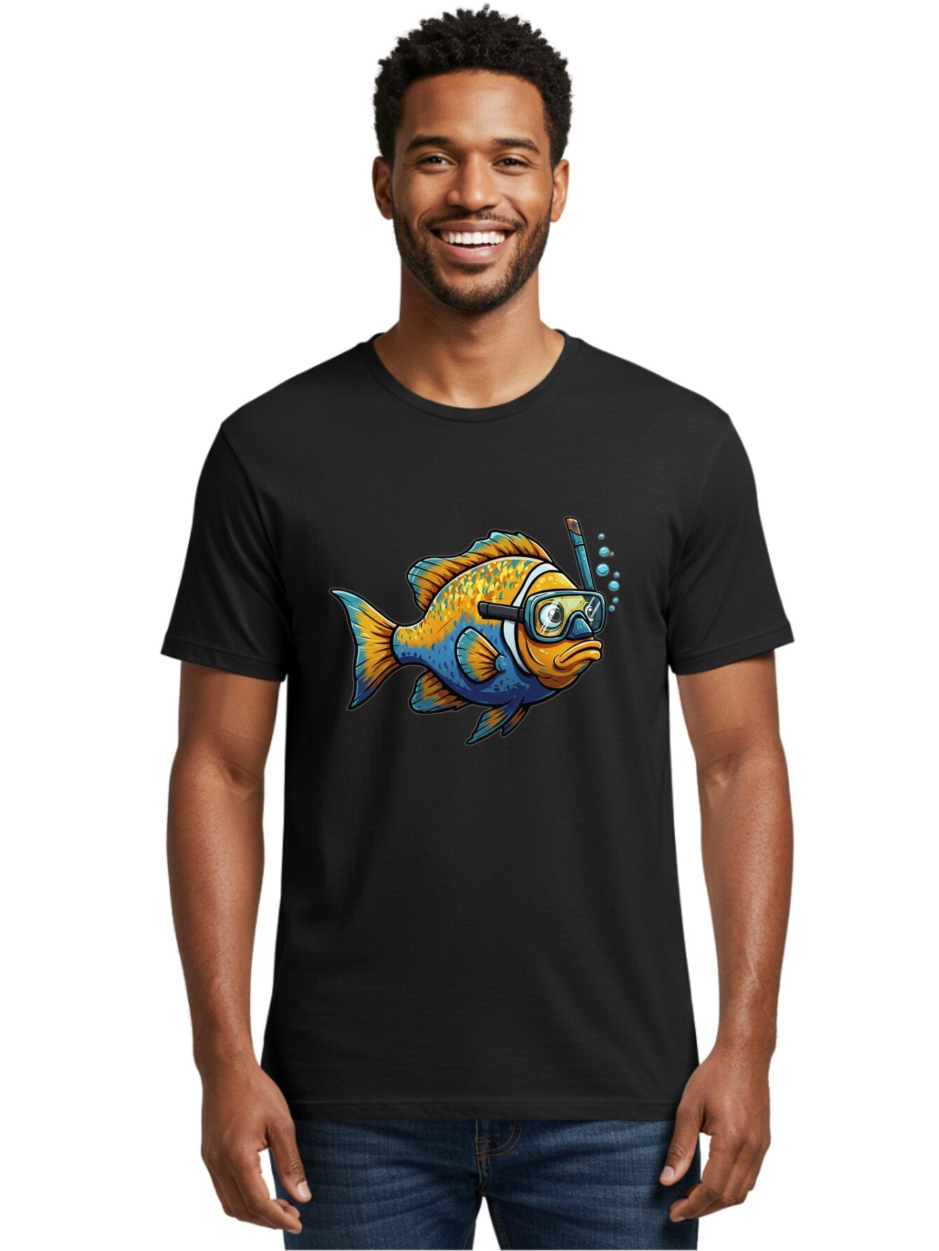 Diver-Fish Men'S Graphic Tee, 100% Cotton, Comfortable Casual Summer Wear, Machine Washable, Vintage Camera, Old Camera, Antique Camera, Black Camera, Classic Photography, Photography Equipment, Nostalgic Device, Film Camera, Camera Art Baq699 23
