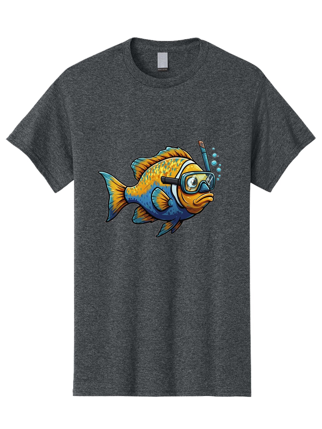 Diver-Fish Men'S Graphic Tee, 100% Cotton, Comfortable Casual Summer Wear, Machine Washable, Vintage Camera, Old Camera, Antique Camera, Black Camera, Classic Photography, Photography Equipment, Nostalgic Device, Film Camera, Camera Art Baq699 9