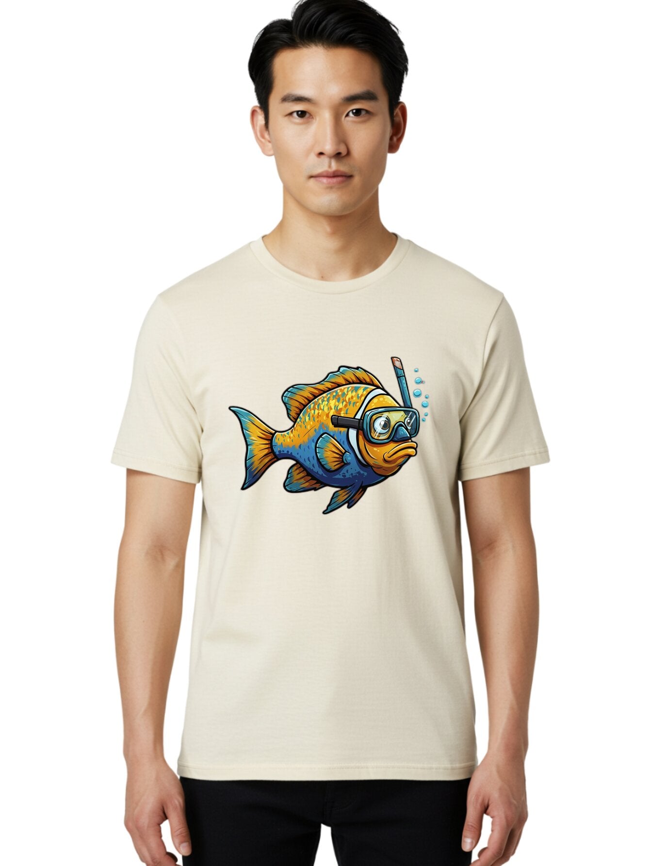 Diver-Fish Men'S Graphic Tee, 100% Cotton, Comfortable Casual Summer Wear, Machine Washable, Vintage Camera, Old Camera, Antique Camera, Black Camera, Classic Photography, Photography Equipment, Nostalgic Device, Film Camera, Camera Art Baq699 19