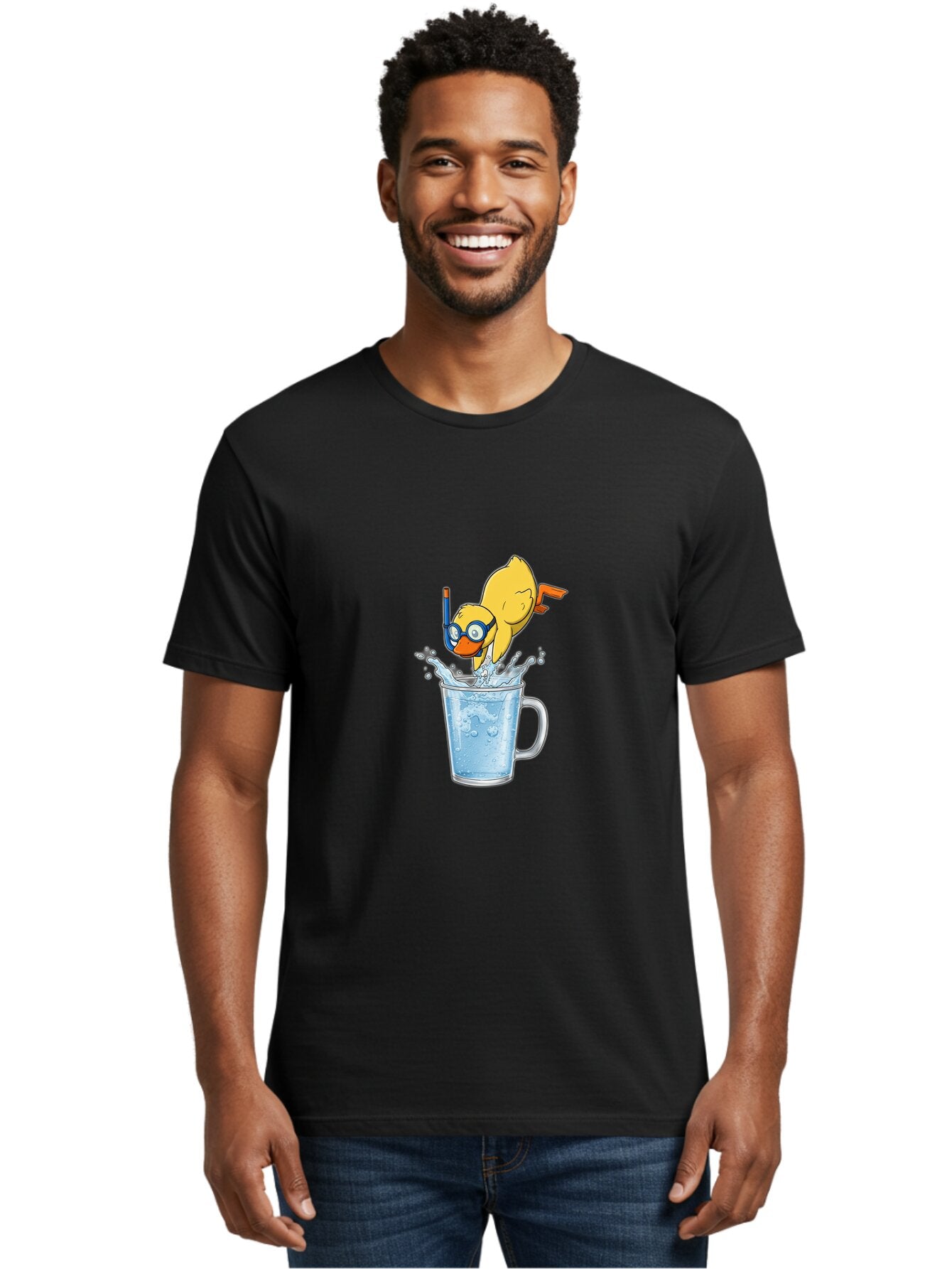 Diving-Duckling Men'S Graphic Tee, 100% Cotton, Comfortable Casual Summer Wear, Machine Washable, Vintage Camera, Old Camera, Antique Camera, Black Camera, Classic Photography, Photography Equipment, Nostalgic Device, Film Camera, Camera Art Baq700 30