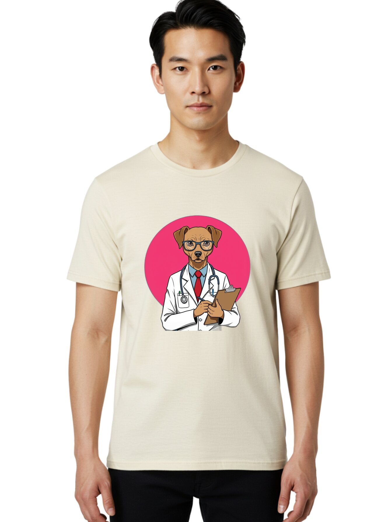 Doctor-Dog Men'S Graphic Tee, 100% Cotton, Comfortable Casual Summer Wear, Machine Washable, Vintage Camera, Old Camera, Antique Camera, Black Camera, Classic Photography, Photography Equipment, Nostalgic Device, Film Camera, Camera Art Baq704 24