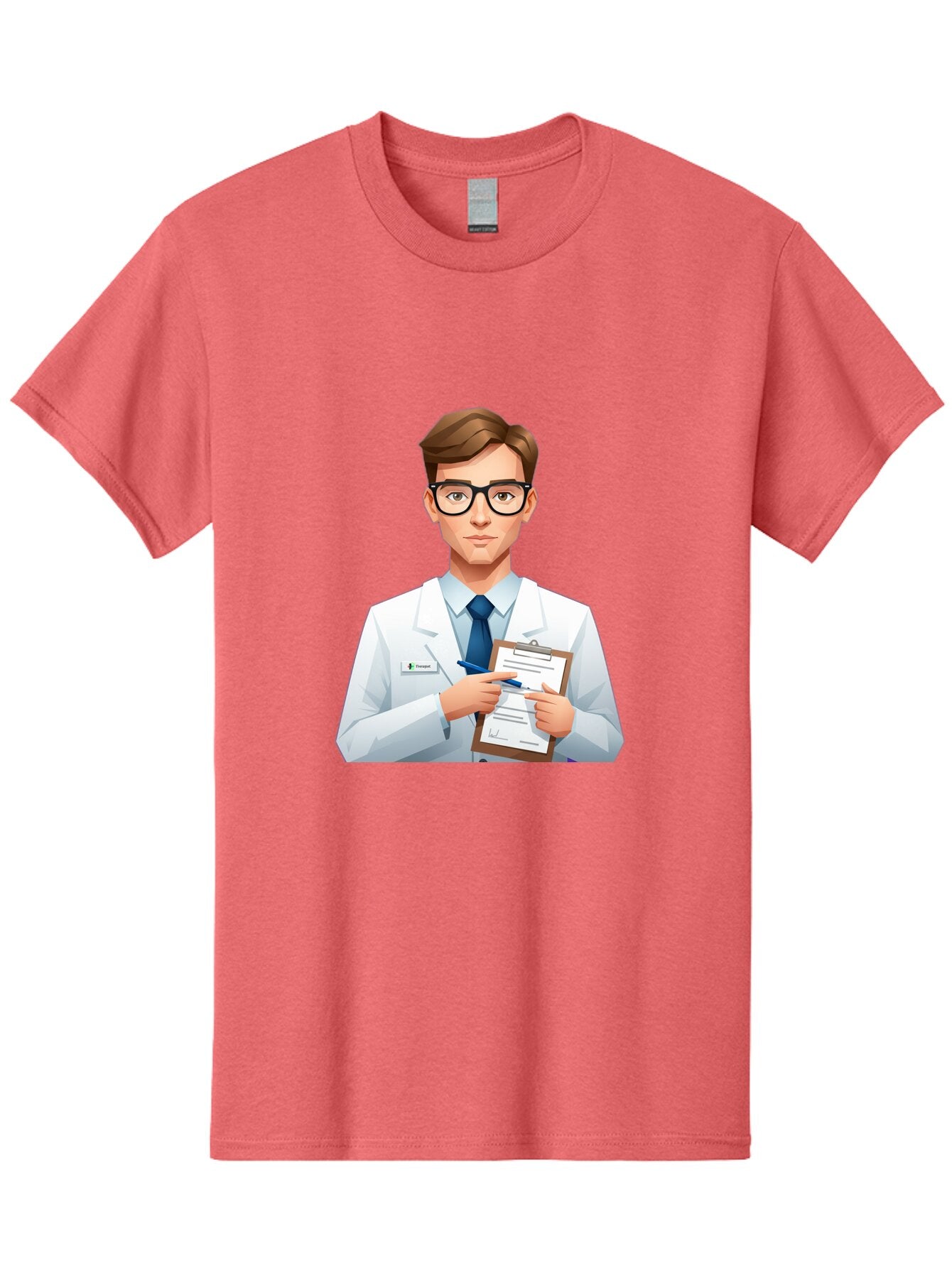 Doctor-With-Clipboard Men'S Graphic Tee, 100% Cotton, Comfortable Casual Summer Wear, Machine Washable, Vintage Camera, Old Camera, Antique Camera, Black Camera, Classic Photography, Photography Equipment, Nostalgic Device, Film Camera, Baq705 7
