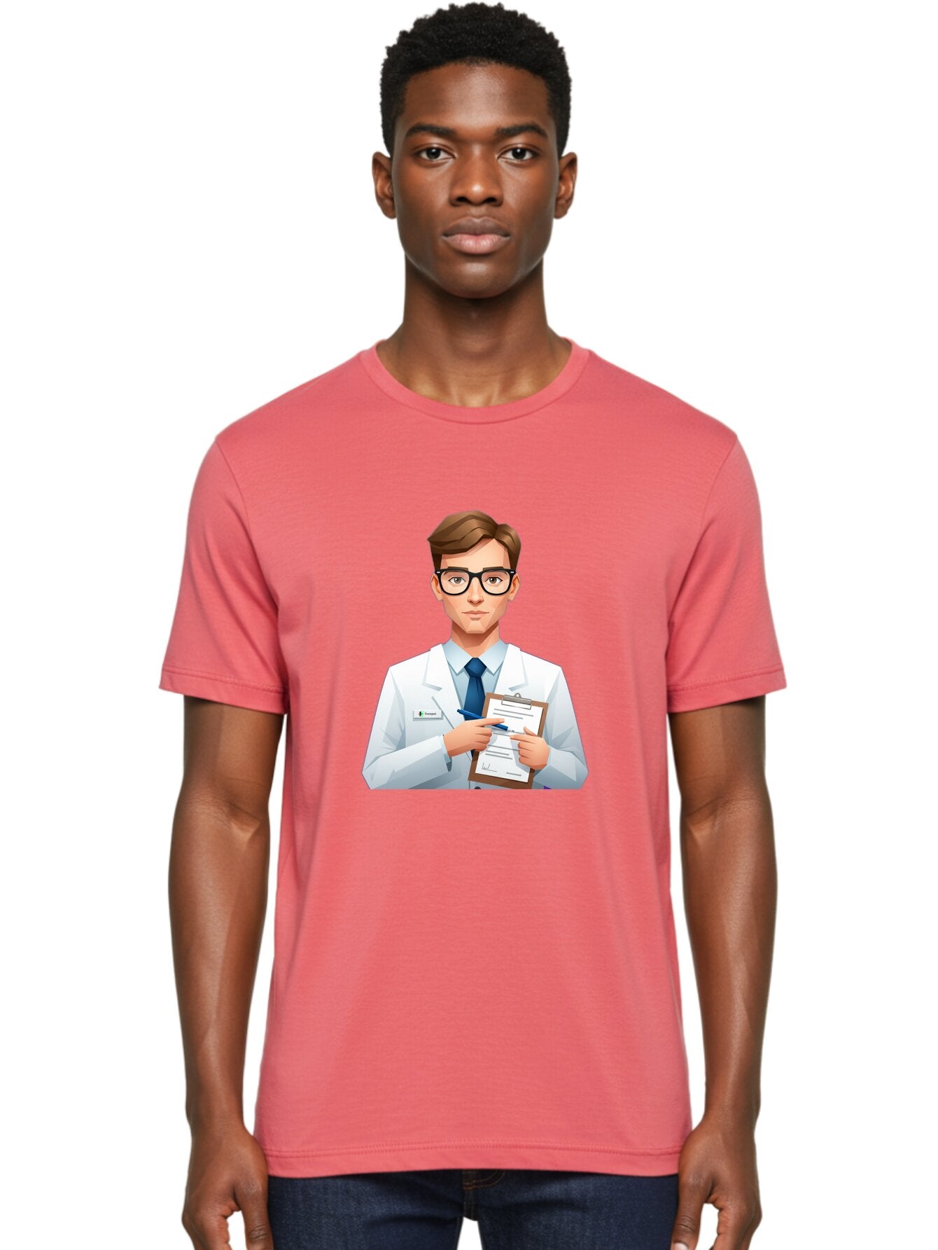 Doctor-With-Clipboard Men'S Graphic Tee, 100% Cotton, Comfortable Casual Summer Wear, Machine Washable, Vintage Camera, Old Camera, Antique Camera, Black Camera, Classic Photography, Photography Equipment, Nostalgic Device, Film Camera, Baq705 16