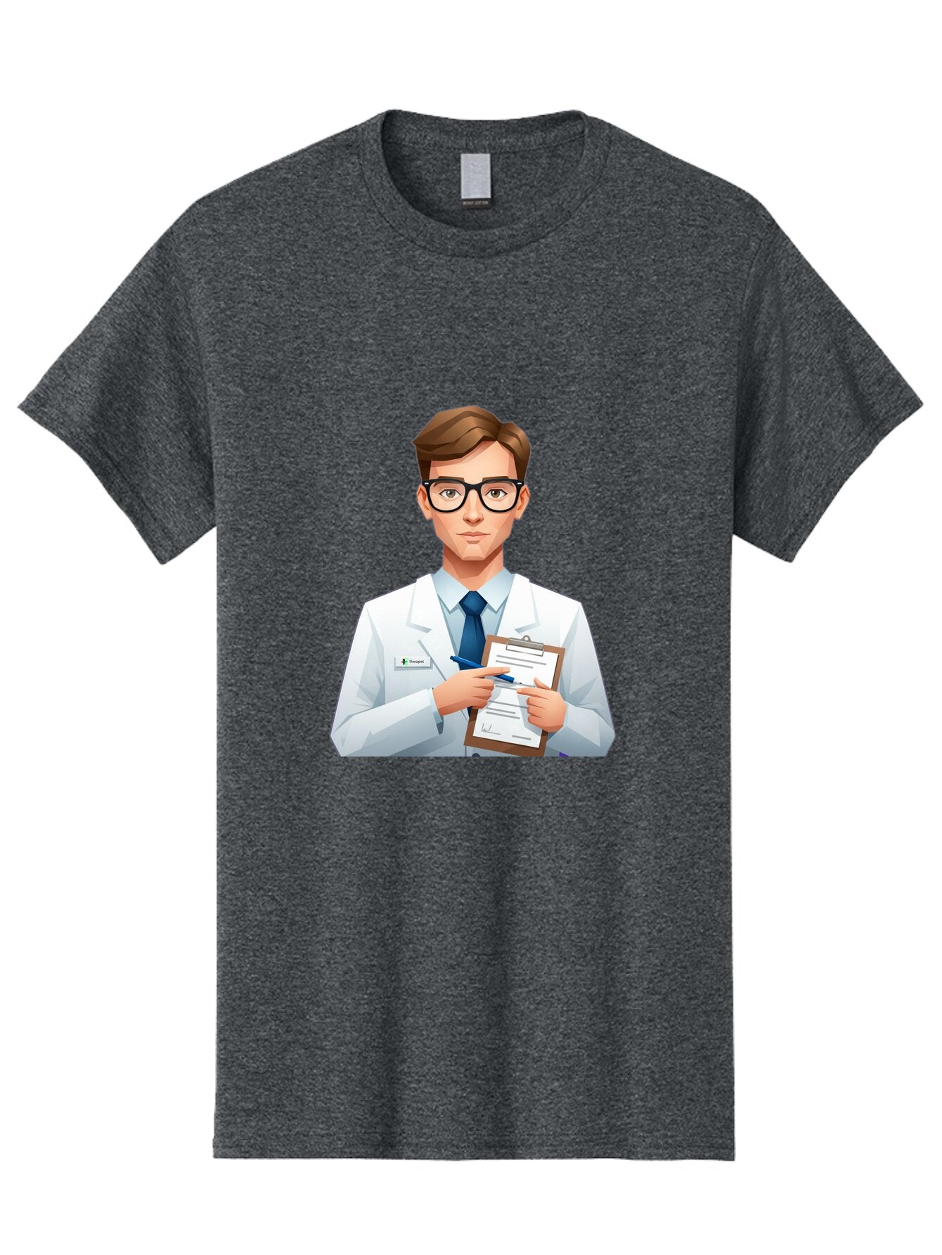 Doctor-With-Clipboard Men'S Graphic Tee, 100% Cotton, Comfortable Casual Summer Wear, Machine Washable, Vintage Camera, Old Camera, Antique Camera, Black Camera, Classic Photography, Photography Equipment, Nostalgic Device, Film Camera, Baq705 10