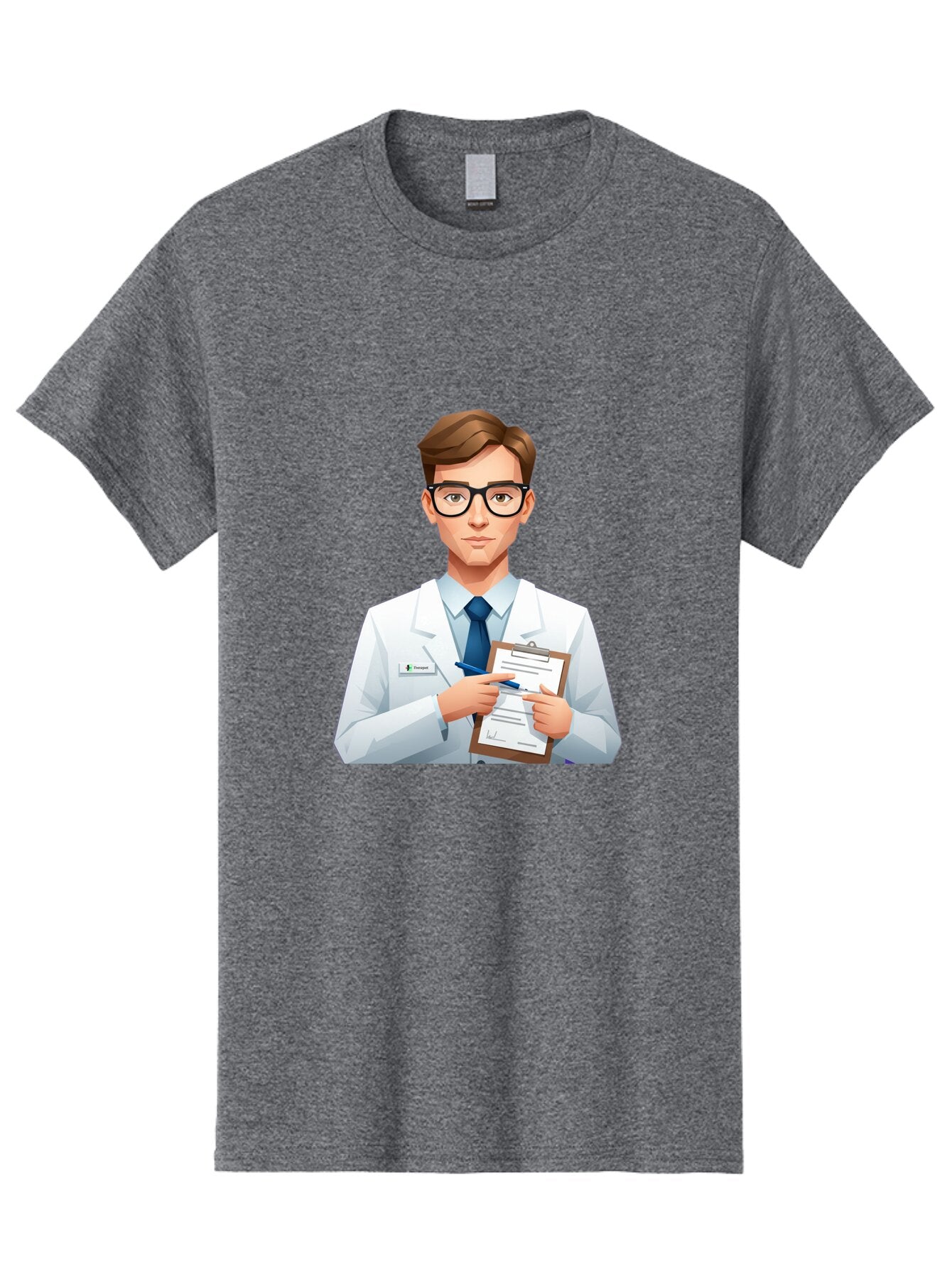 Doctor-With-Clipboard Men'S Graphic Tee, 100% Cotton, Comfortable Casual Summer Wear, Machine Washable, Vintage Camera, Old Camera, Antique Camera, Black Camera, Classic Photography, Photography Equipment, Nostalgic Device, Film Camera, Baq705 6