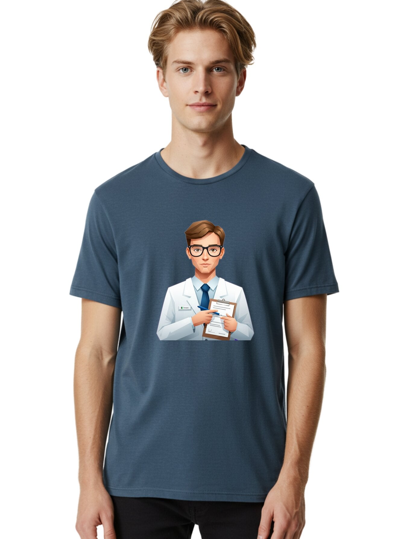 Doctor-With-Clipboard Men'S Graphic Tee, 100% Cotton, Comfortable Casual Summer Wear, Machine Washable, Vintage Camera, Old Camera, Antique Camera, Black Camera, Classic Photography, Photography Equipment, Nostalgic Device, Film Camera, Baq705 27