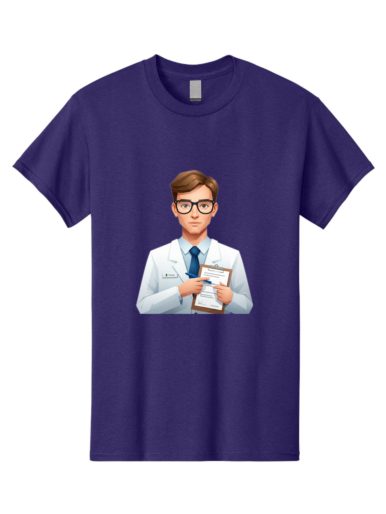 Doctor-With-Clipboard Men'S Graphic Tee, 100% Cotton, Comfortable Casual Summer Wear, Machine Washable, Vintage Camera, Old Camera, Antique Camera, Black Camera, Classic Photography, Photography Equipment, Nostalgic Device, Film Camera, Baq705 2