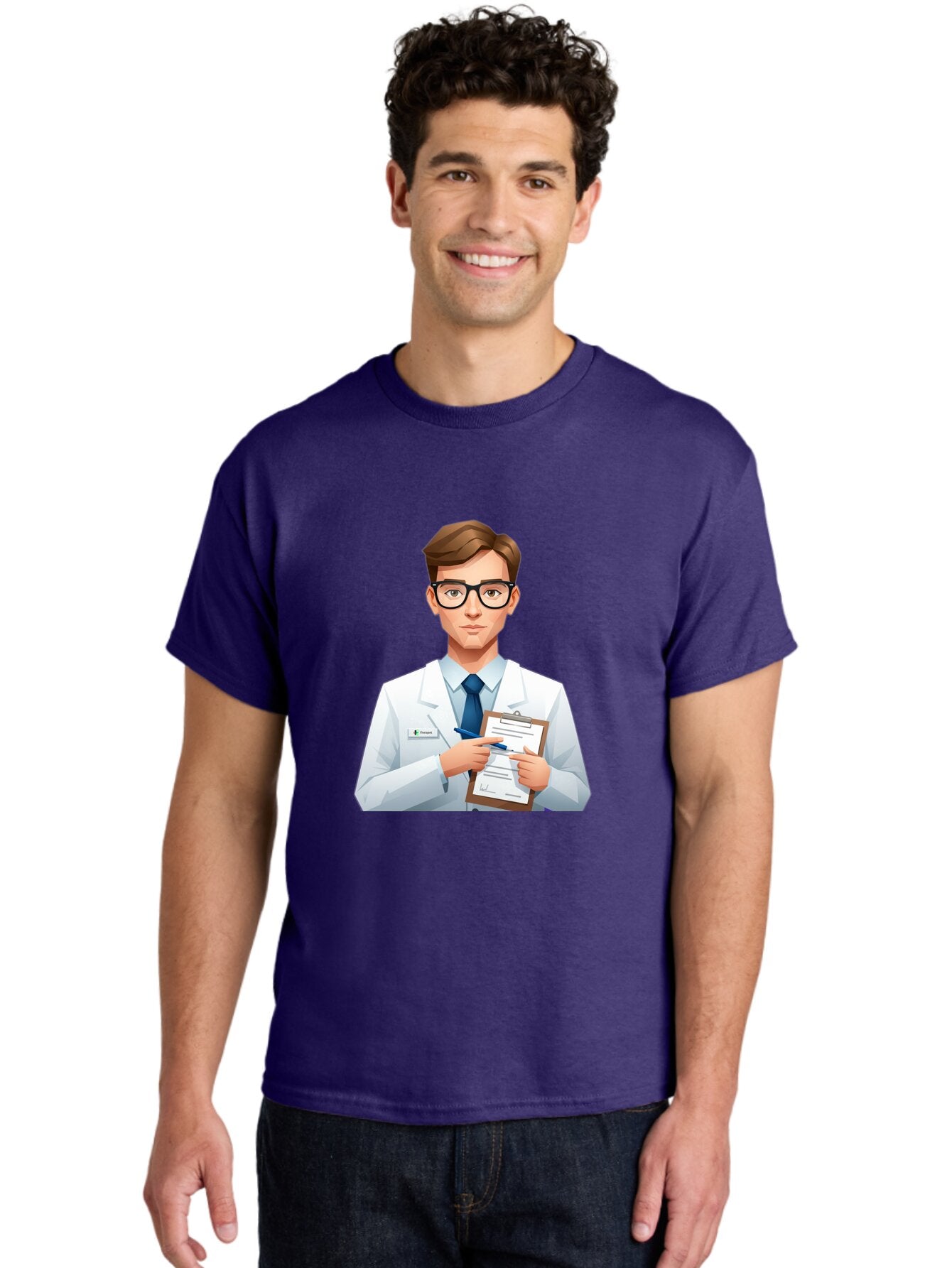 Doctor-With-Clipboard Men'S Graphic Tee, 100% Cotton, Comfortable Casual Summer Wear, Machine Washable, Vintage Camera, Old Camera, Antique Camera, Black Camera, Classic Photography, Photography Equipment, Nostalgic Device, Film Camera, Baq705 21