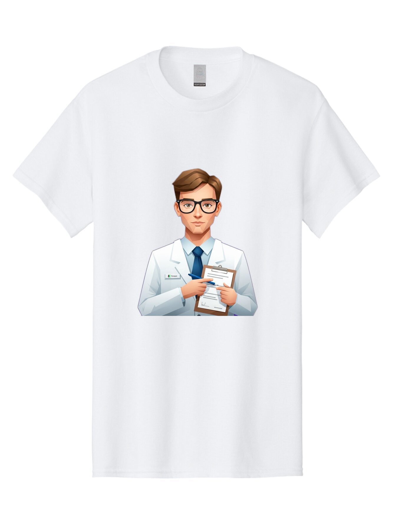 Doctor-With-Clipboard Men'S Graphic Tee, 100% Cotton, Comfortable Casual Summer Wear, Machine Washable, Vintage Camera, Old Camera, Antique Camera, Black Camera, Classic Photography, Photography Equipment, Nostalgic Device, Film Camera, Baq705 13