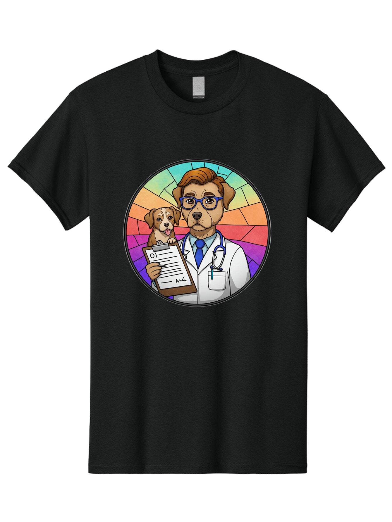 Dog-Doctor-1 Men'S Graphic Tee, 100% Cotton, Comfortable Casual Summer Wear, Machine Washable, Vintage Camera, Old Camera, Antique Camera, Black Camera, Classic Photography, Photography Equipment, Nostalgic Device, Film Camera, Camera Art Baq706 2