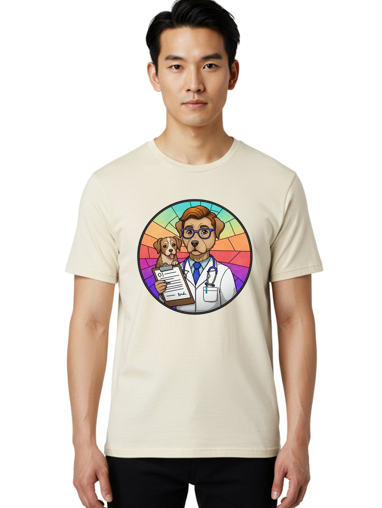 Dog-Doctor-1 Men'S Graphic Tee, 100% Cotton, Comfortable Casual Summer Wear, Machine Washable, Vintage Camera, Old Camera, Antique Camera, Black Camera, Classic Photography, Photography Equipment, Nostalgic Device, Film Camera, Camera Art Baq706 23