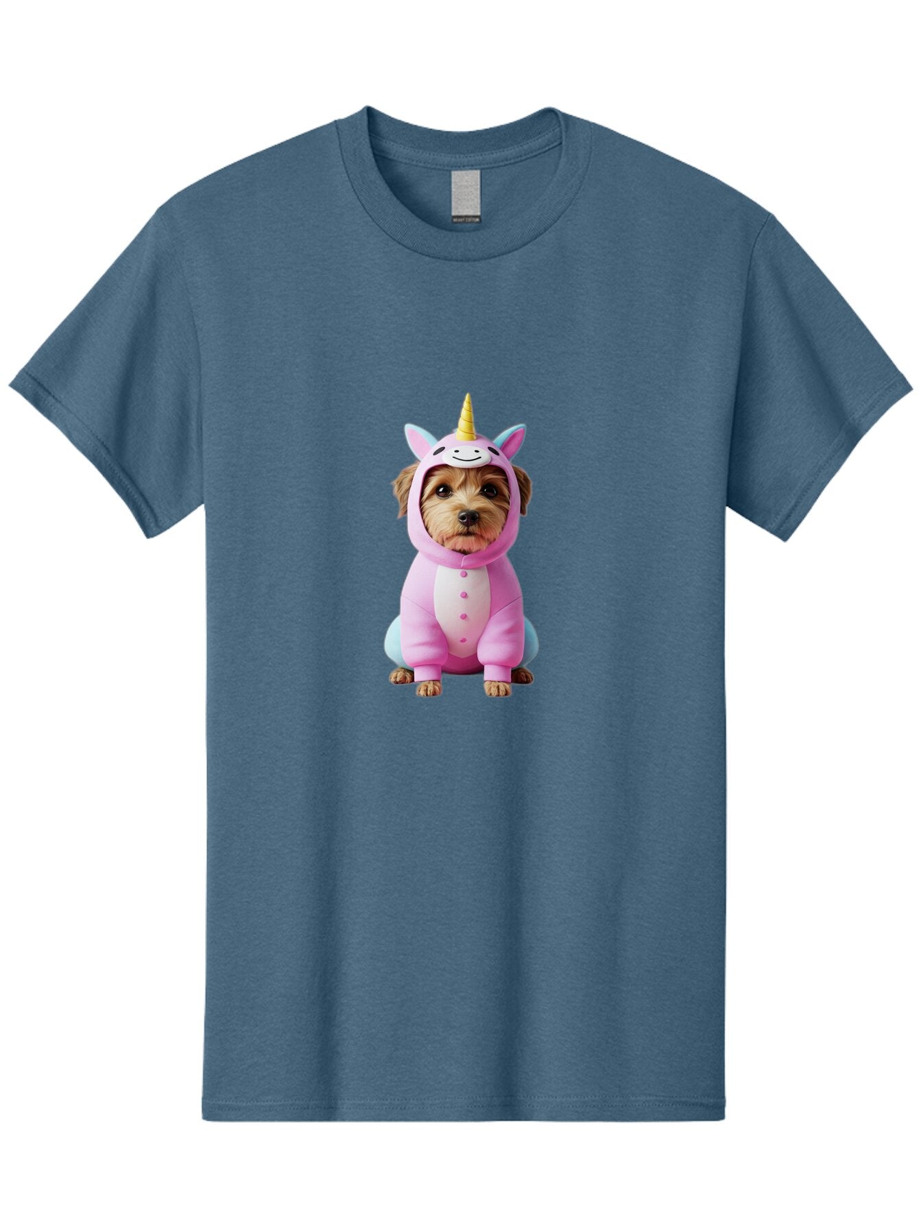 Dog-In-Unicorn-Costume-1 Men'S Graphic Tee, 100% Cotton, Comfortable Casual Summer Wear, Machine Washable, Vintage Camera, Old Camera, Antique Camera, Black Camera, Classic Photography, Photography Equipment, Nostalgic Device, Film Camera, Baq709 14