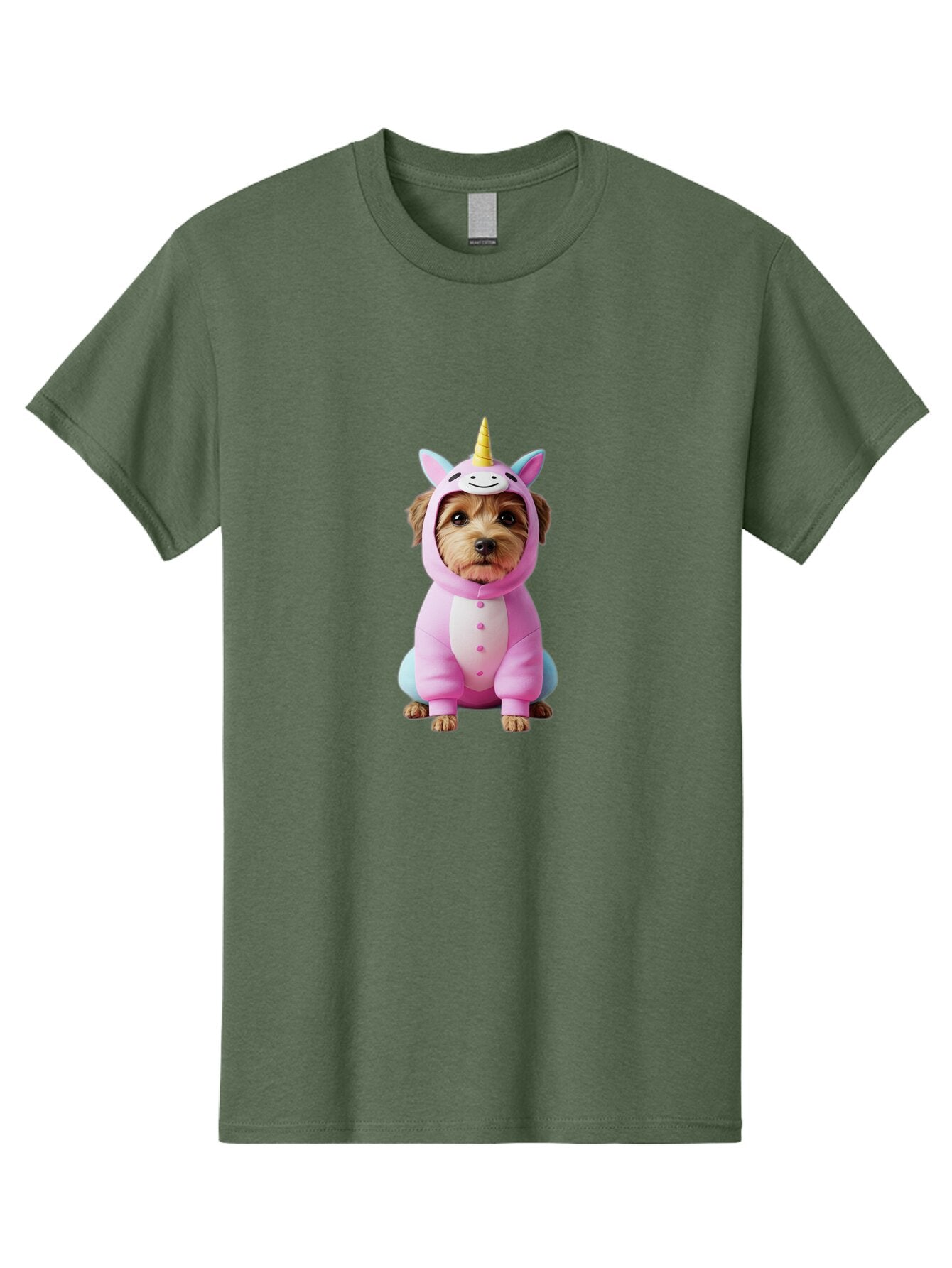 Dog-In-Unicorn-Costume-1 Men'S Graphic Tee, 100% Cotton, Comfortable Casual Summer Wear, Machine Washable, Vintage Camera, Old Camera, Antique Camera, Black Camera, Classic Photography, Photography Equipment, Nostalgic Device, Film Camera, Baq709 12