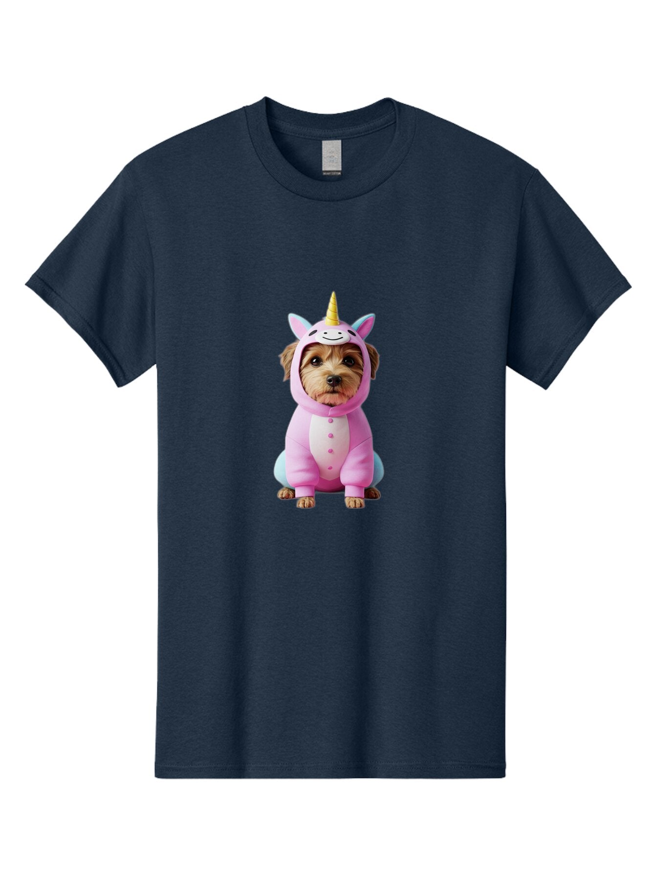 Dog-In-Unicorn-Costume-1 Men'S Graphic Tee, 100% Cotton, Comfortable Casual Summer Wear, Machine Washable, Vintage Camera, Old Camera, Antique Camera, Black Camera, Classic Photography, Photography Equipment, Nostalgic Device, Film Camera, Baq709 1